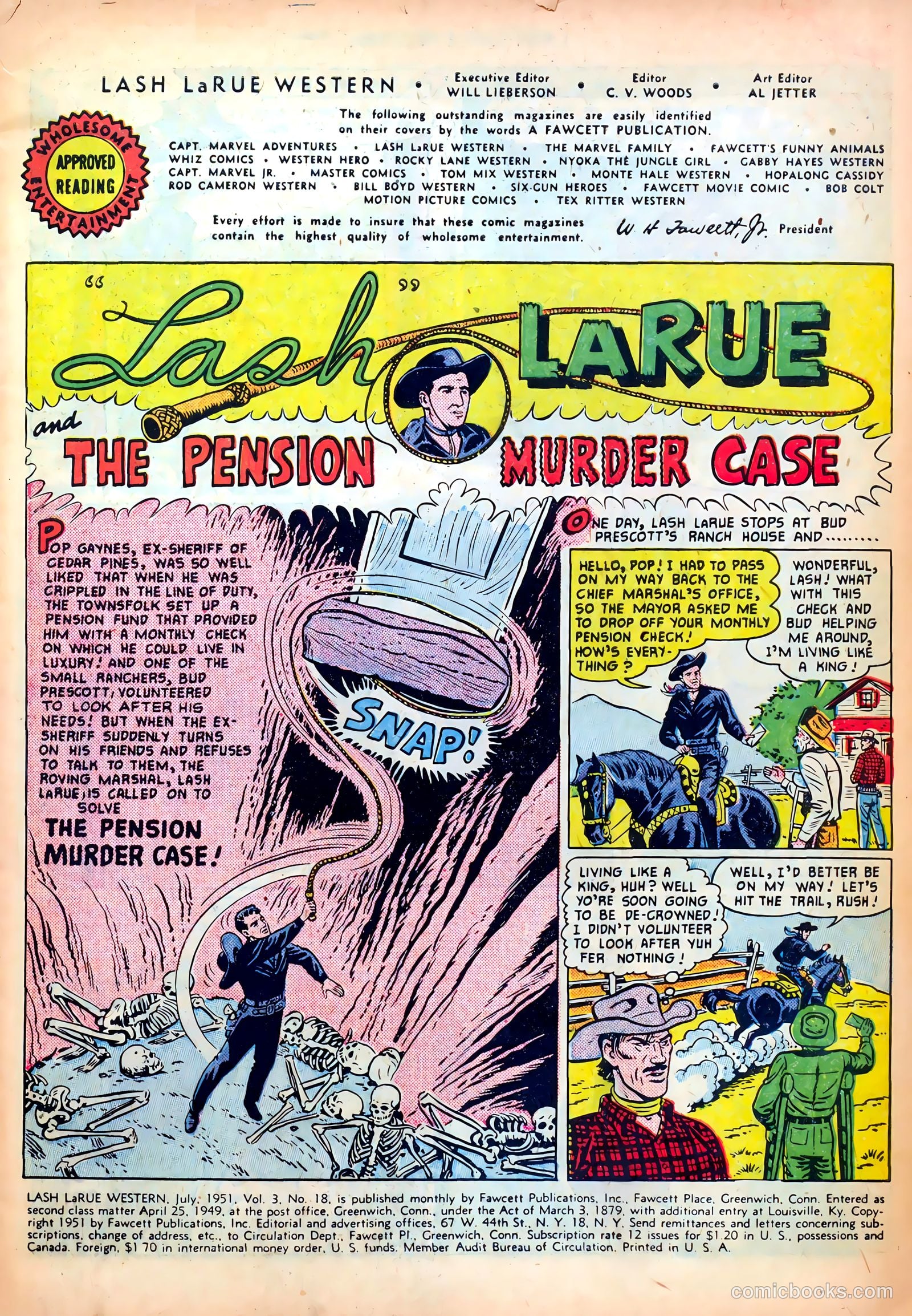 Lash LaRue Western #18 — page 3 of 36