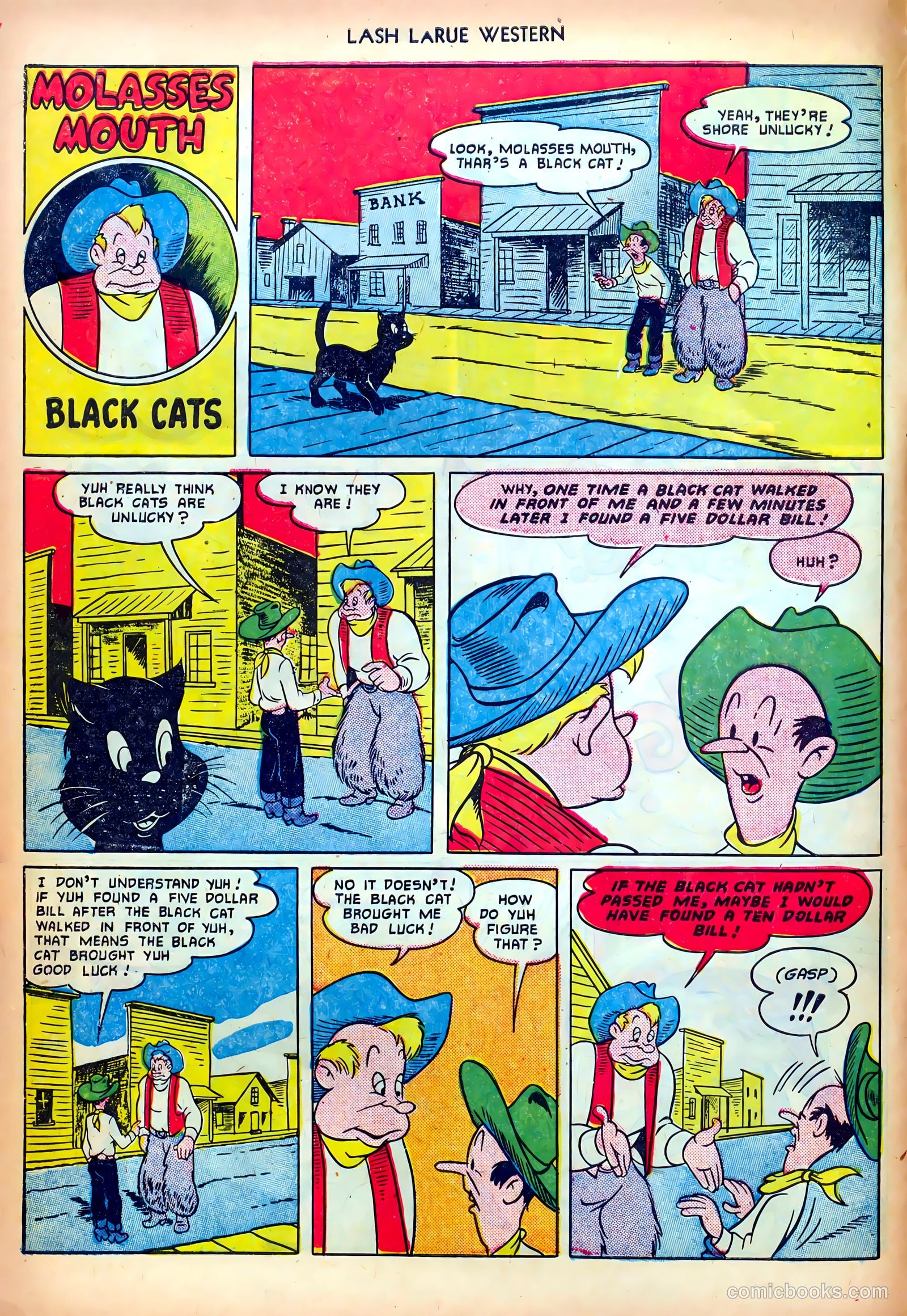 Lash LaRue Western #18 — page 10 of 36