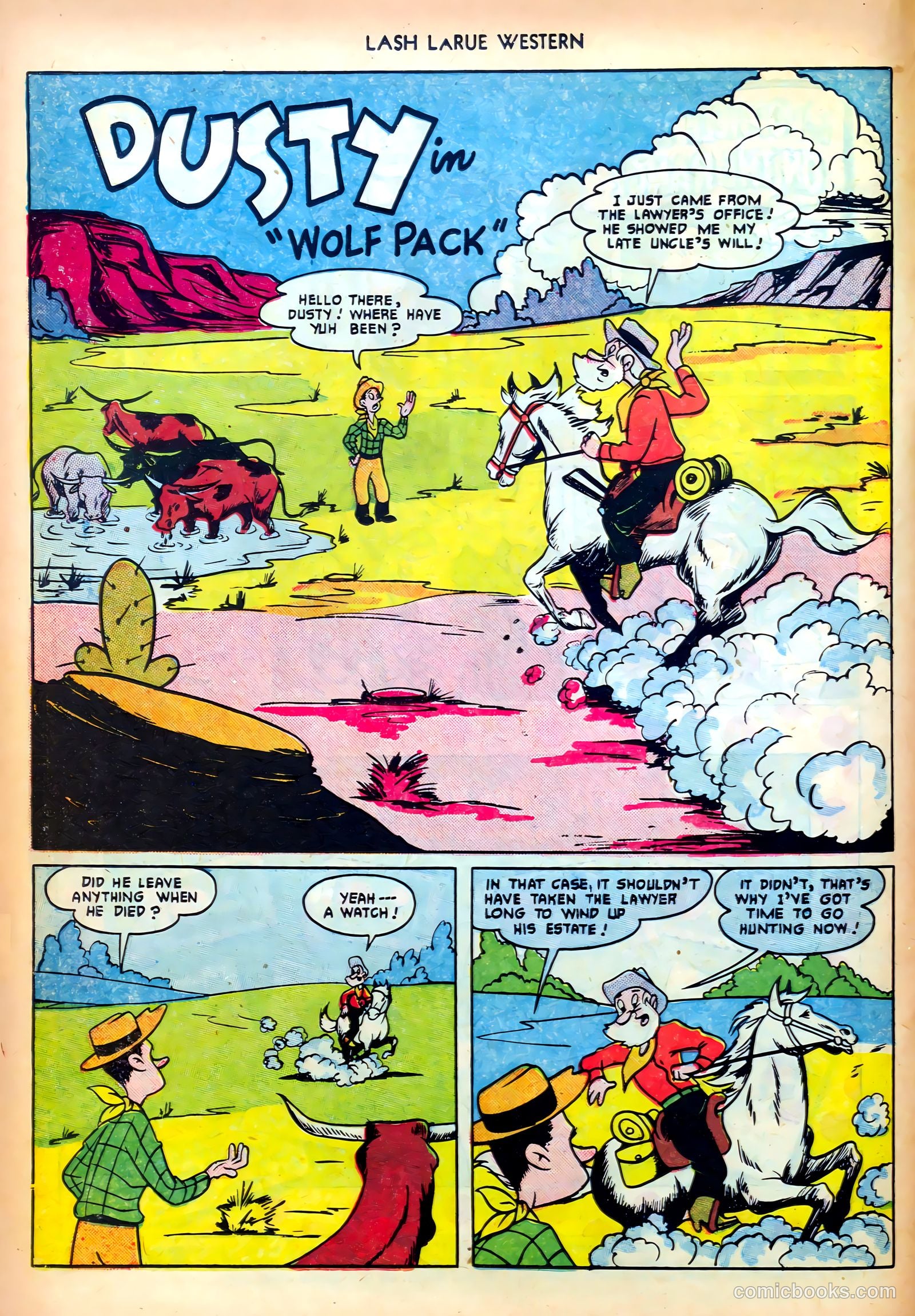 Lash LaRue Western #18 — page 14 of 36