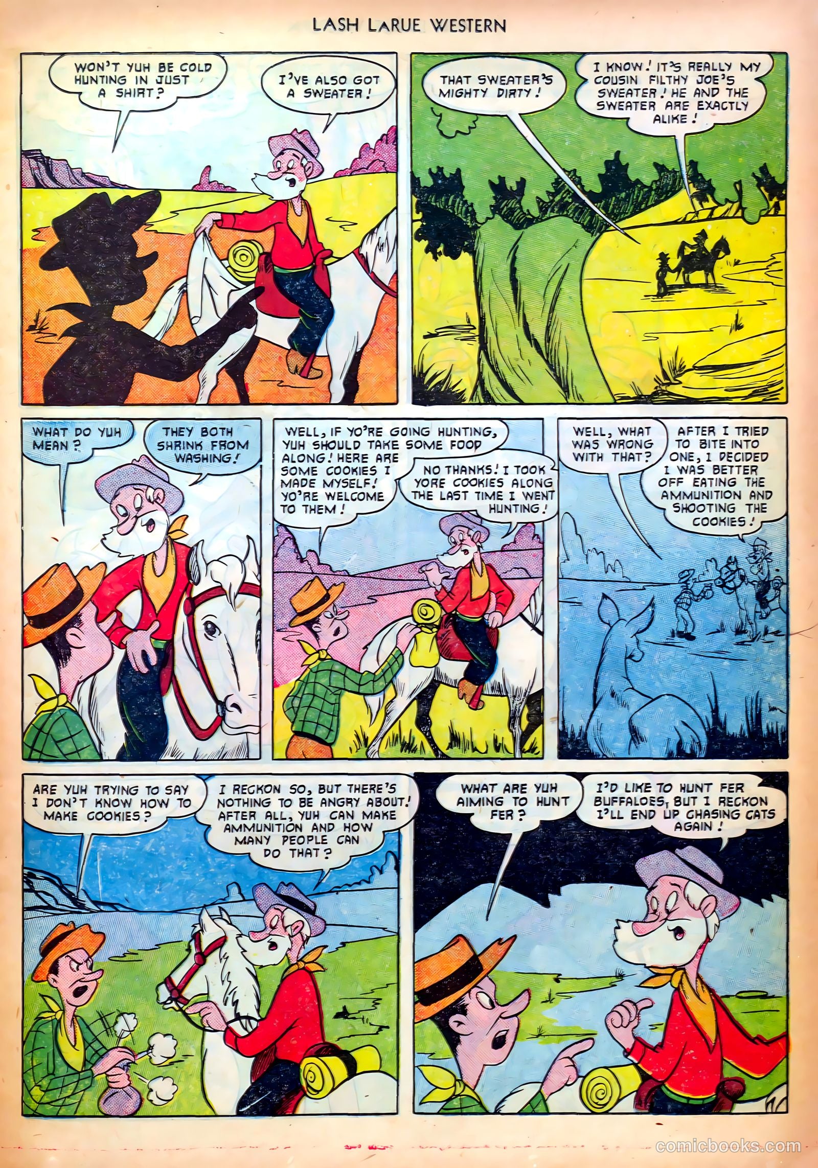 Lash LaRue Western #18 — page 15 of 36