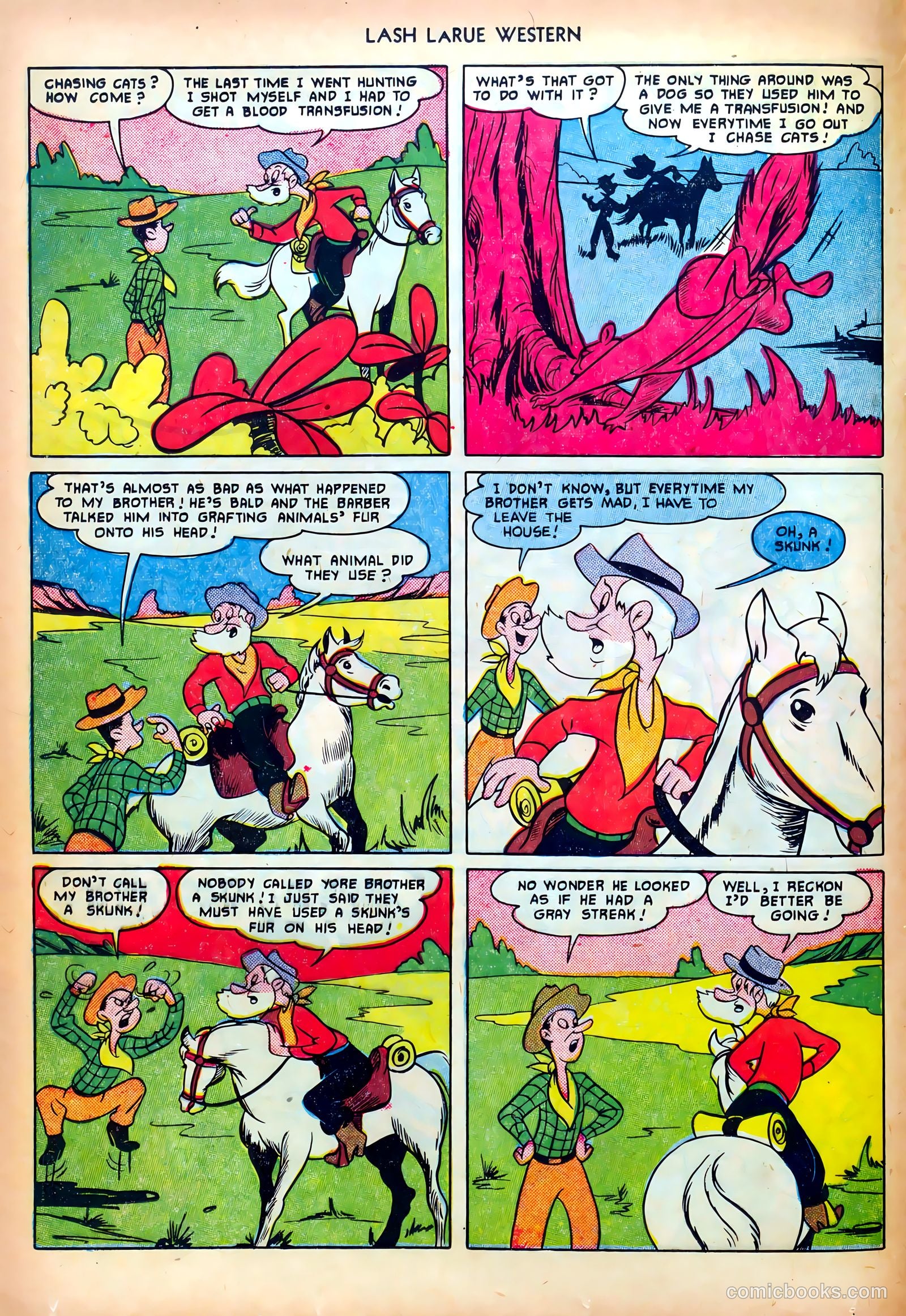 Lash LaRue Western #18 — page 16 of 36