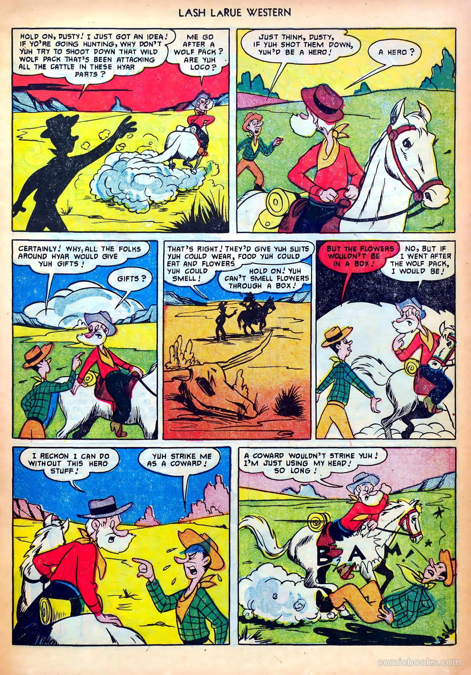 Lash LaRue Western #18 — page 17 of 36