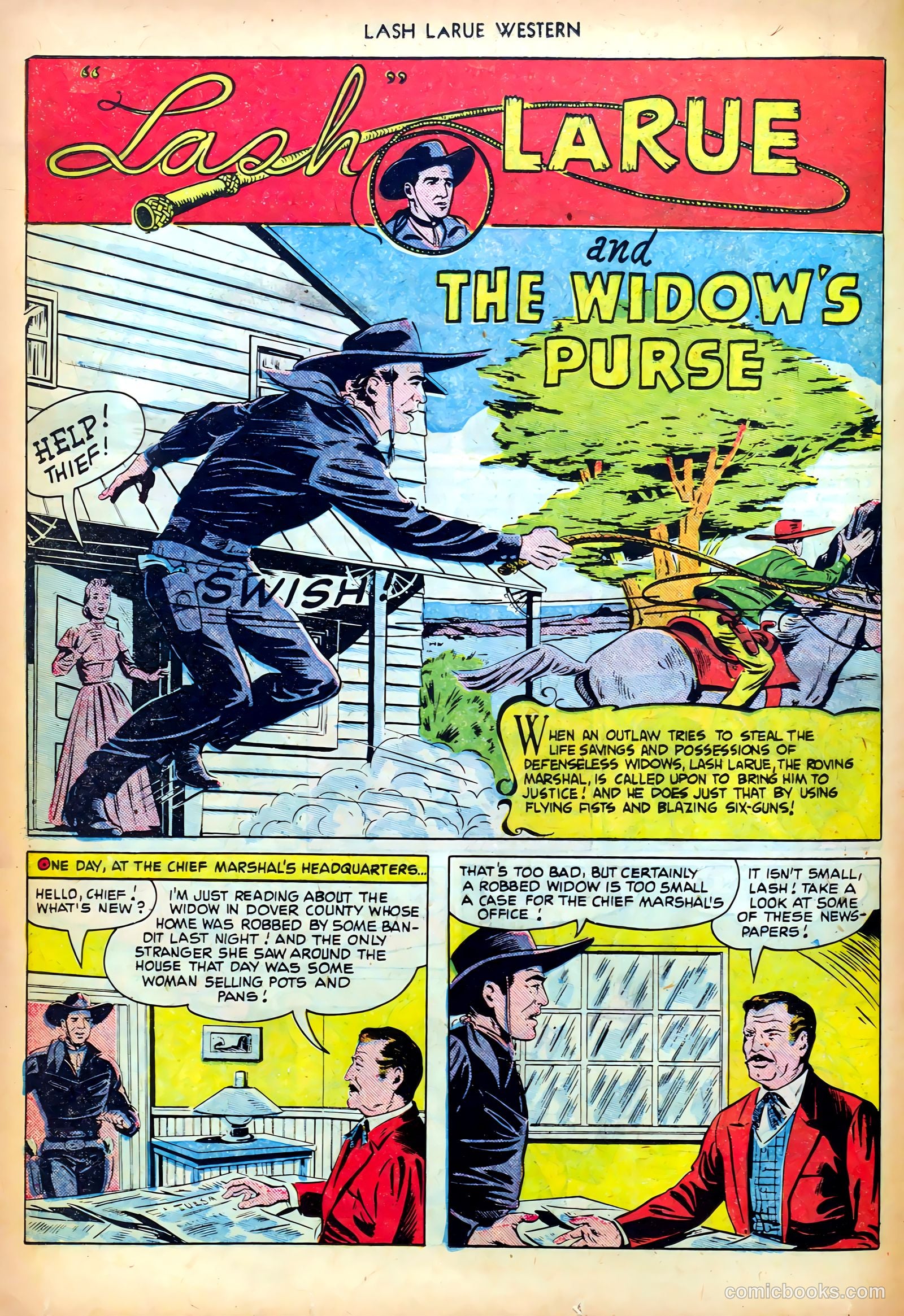 Lash LaRue Western #18 — page 18 of 36