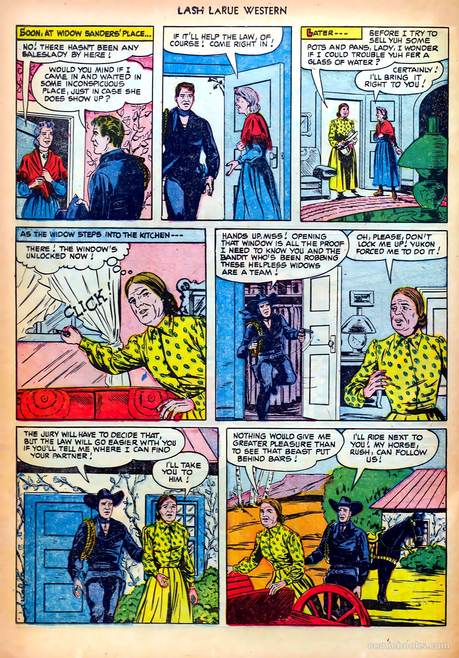 Lash LaRue Western #18 — page 20 of 36
