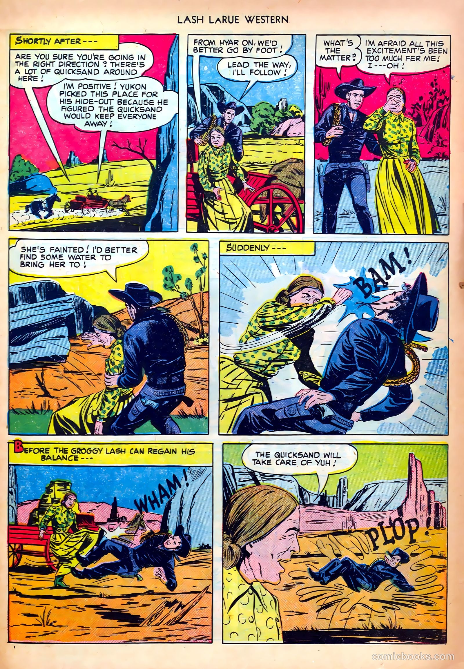 Lash LaRue Western #18 — page 21 of 36