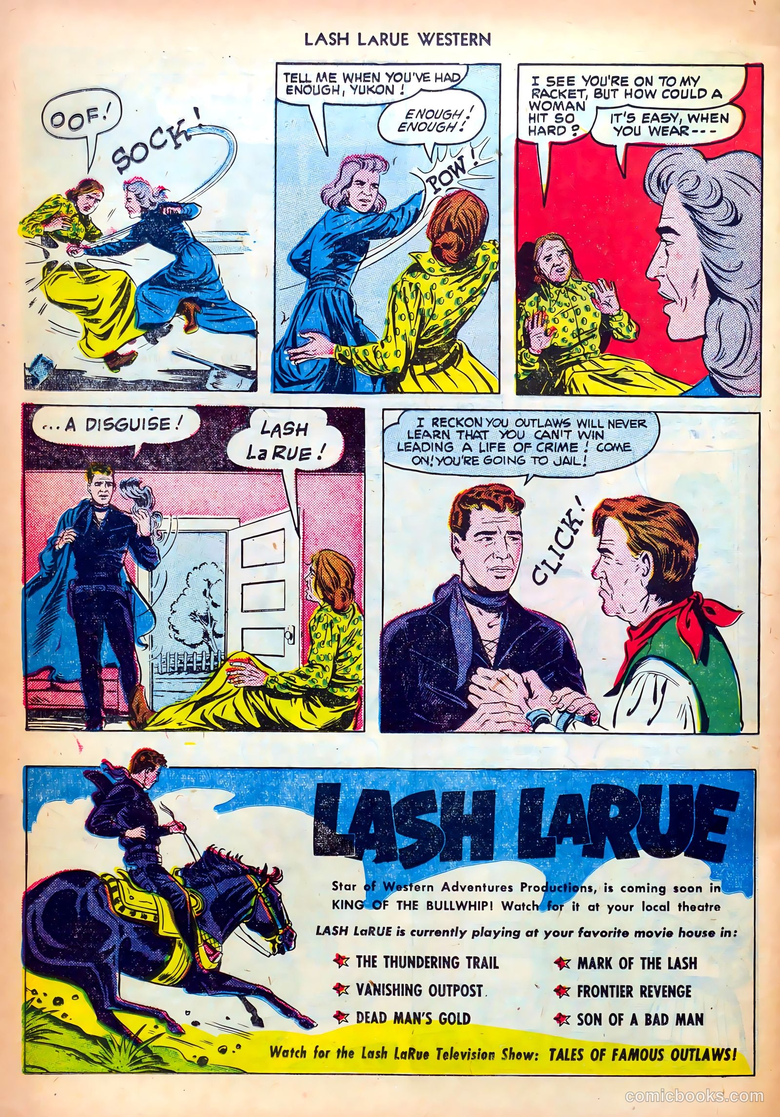 Lash LaRue Western #18 — page 24 of 36