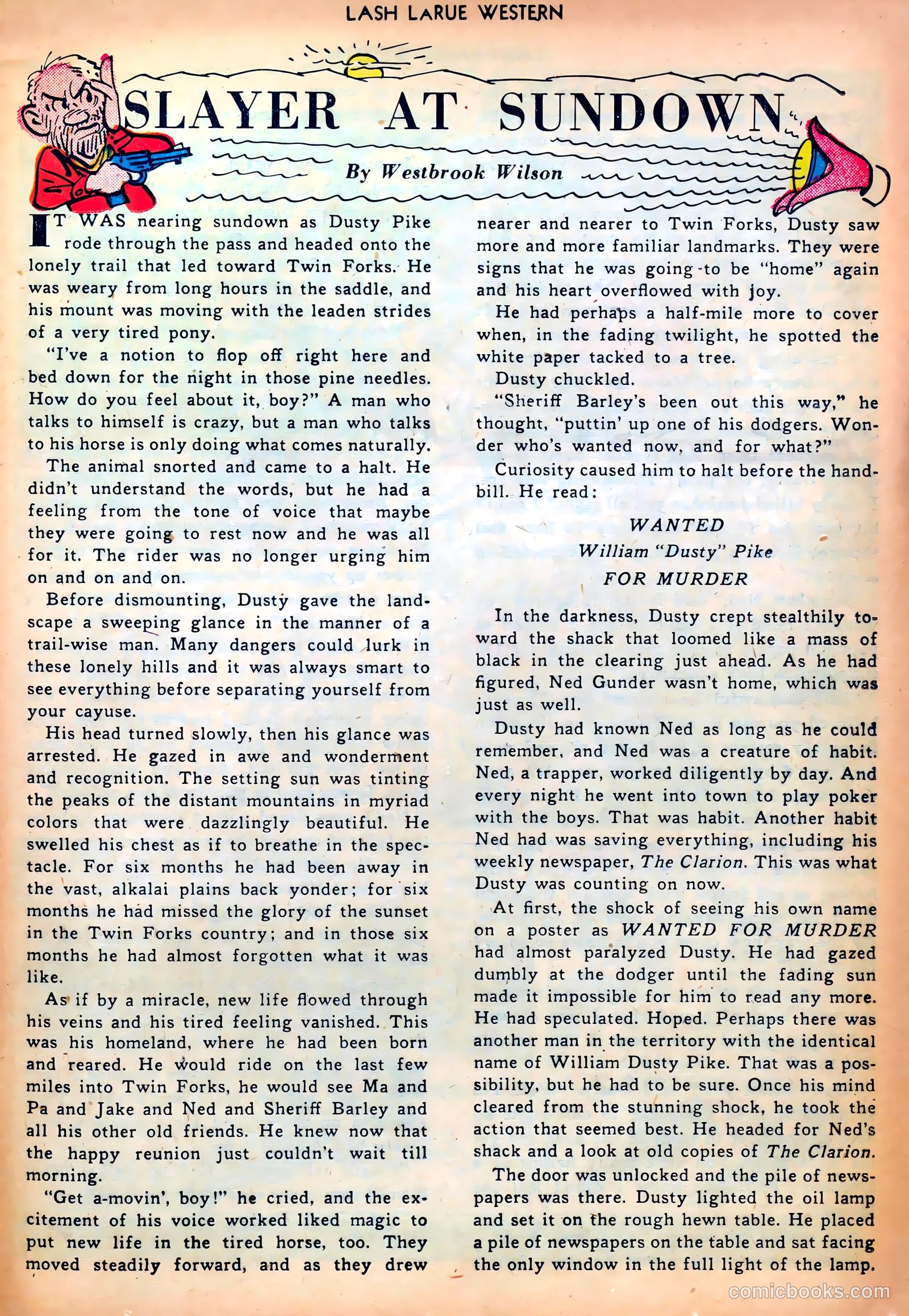 Lash LaRue Western #18 — page 25 of 36