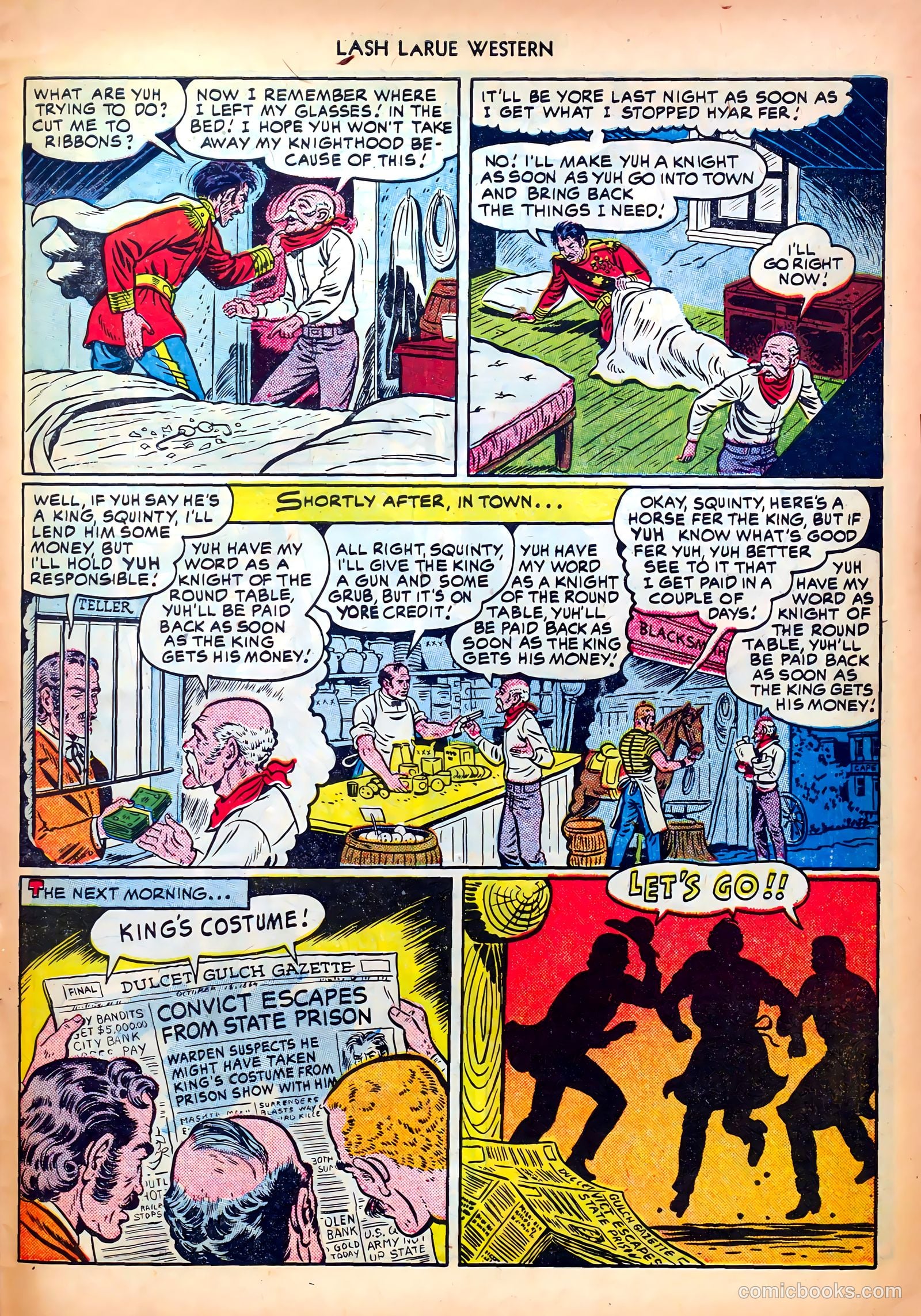Lash LaRue Western #18 — page 31 of 36