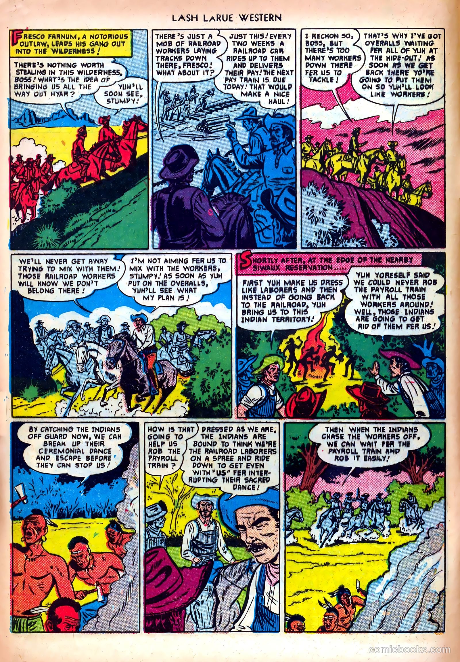 Lash LaRue Western #19 — page 4 of 36