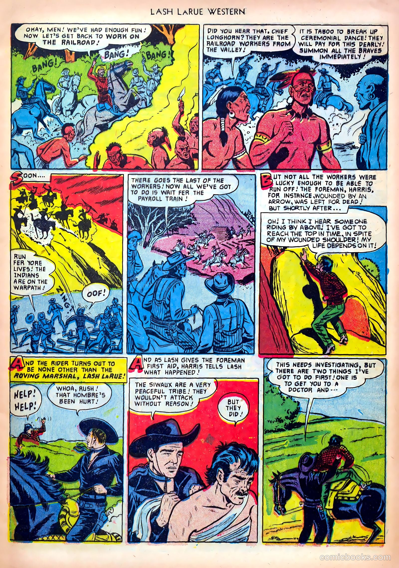 Lash LaRue Western #19 — page 5 of 36