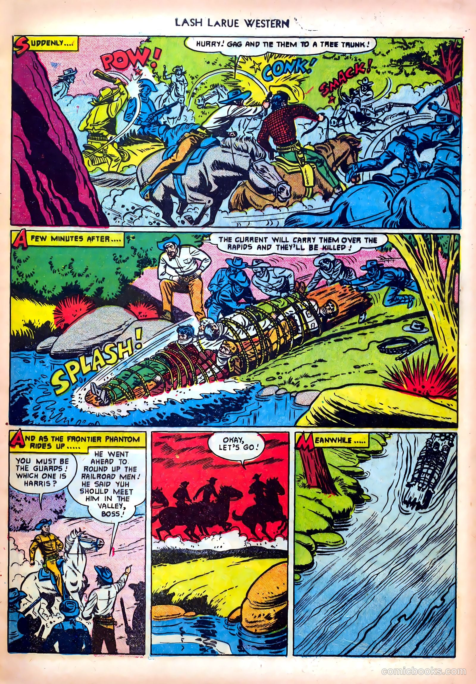 Lash LaRue Western #19 — page 9 of 36