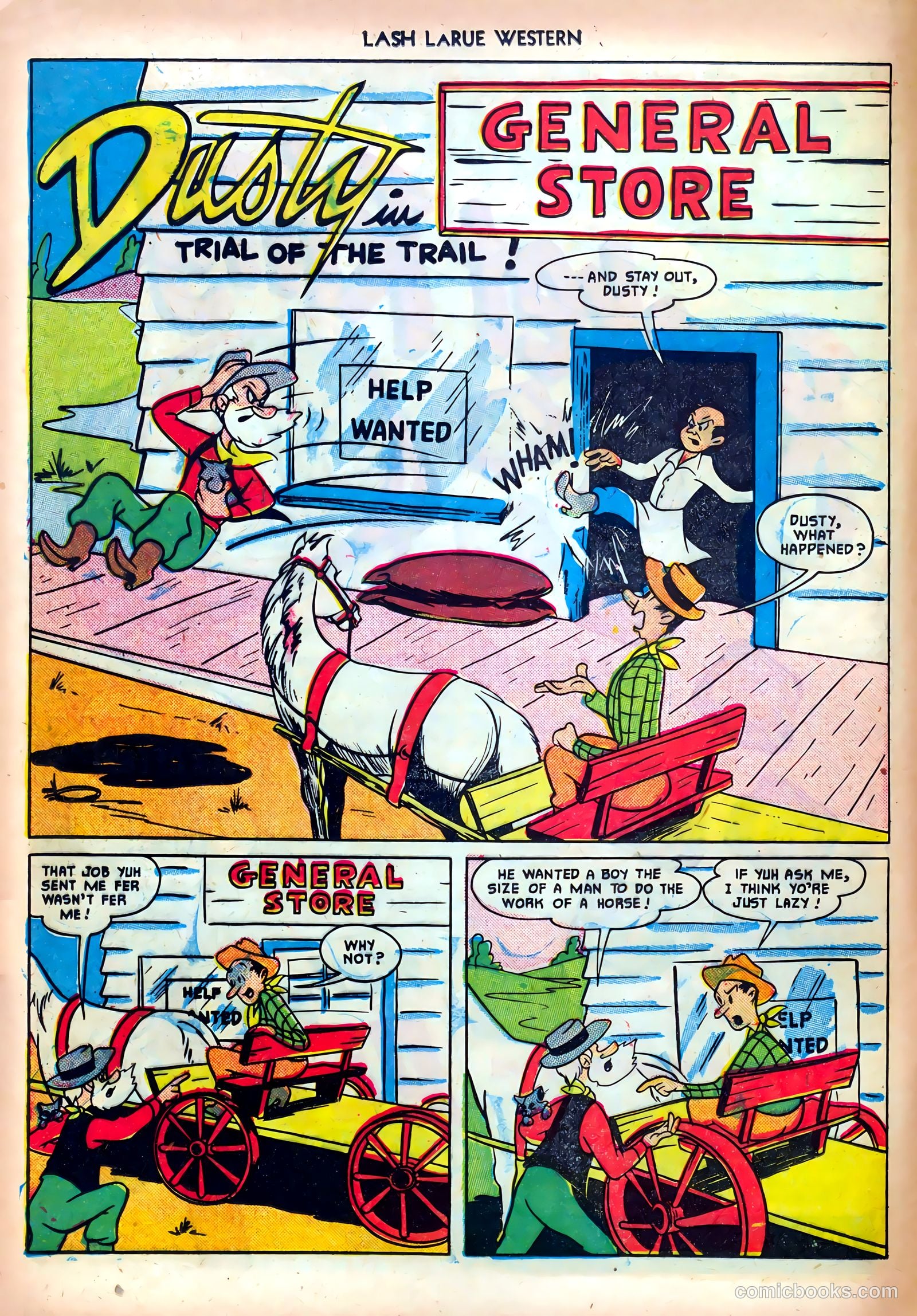 Lash LaRue Western #19 — page 12 of 36