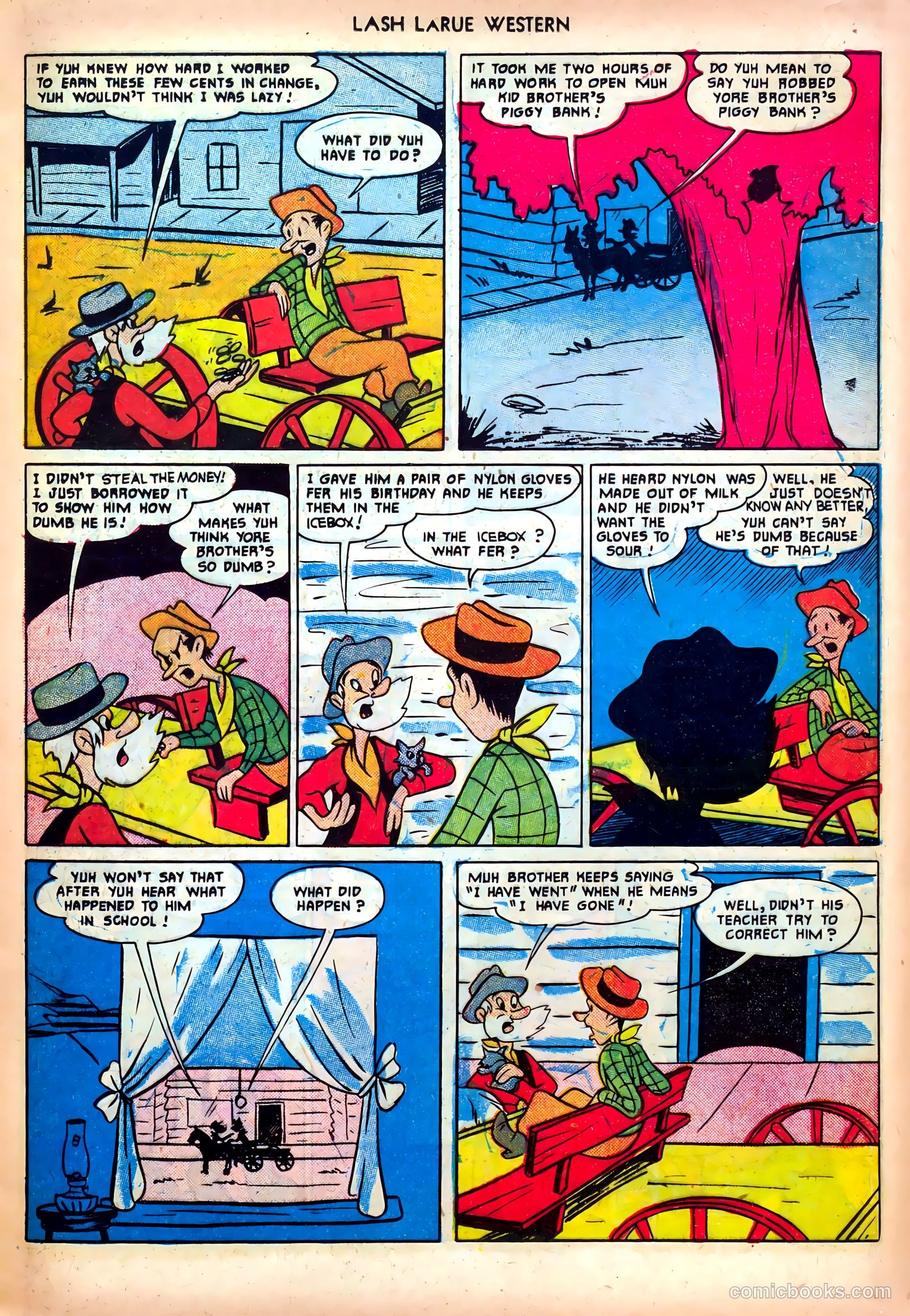 Lash LaRue Western #19 — page 13 of 36