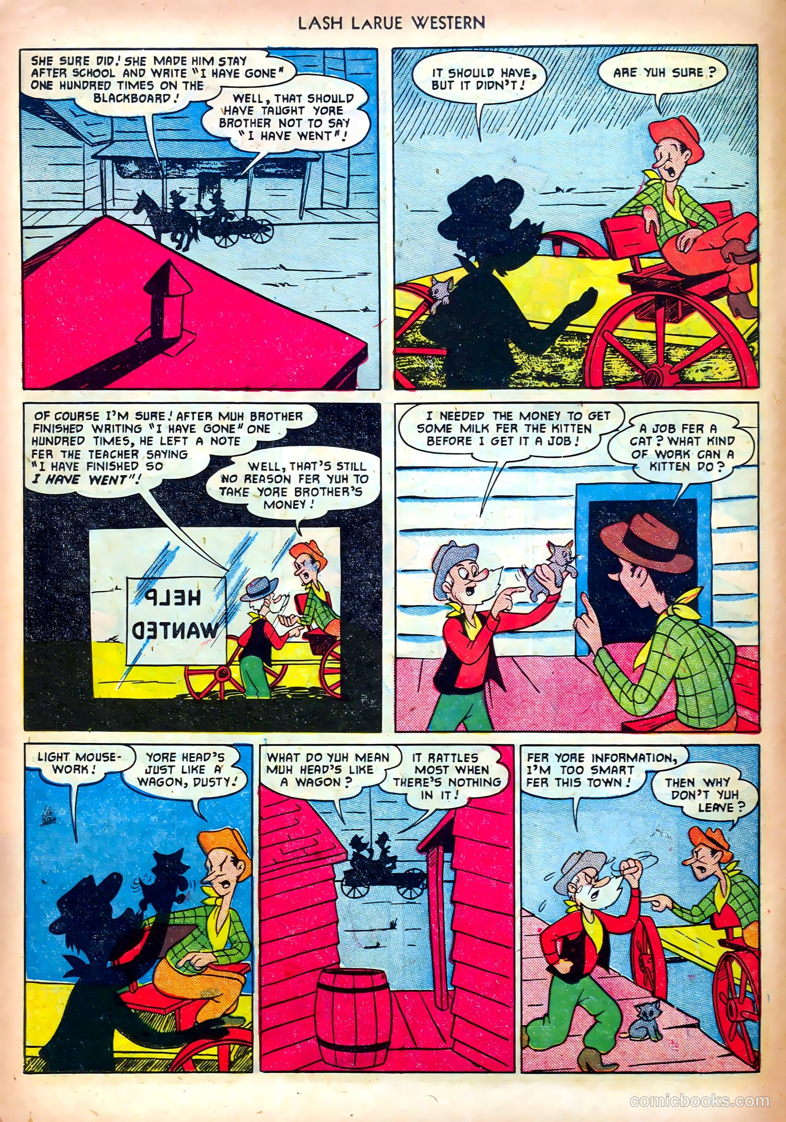 Lash LaRue Western #19 — page 14 of 36