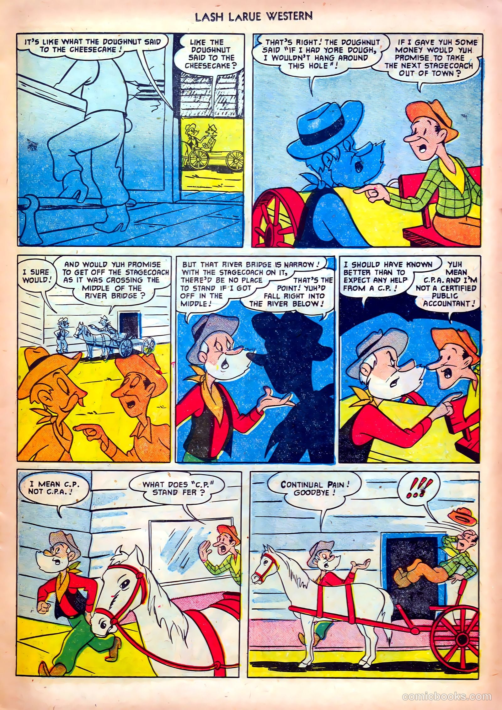 Lash LaRue Western #19 — page 15 of 36