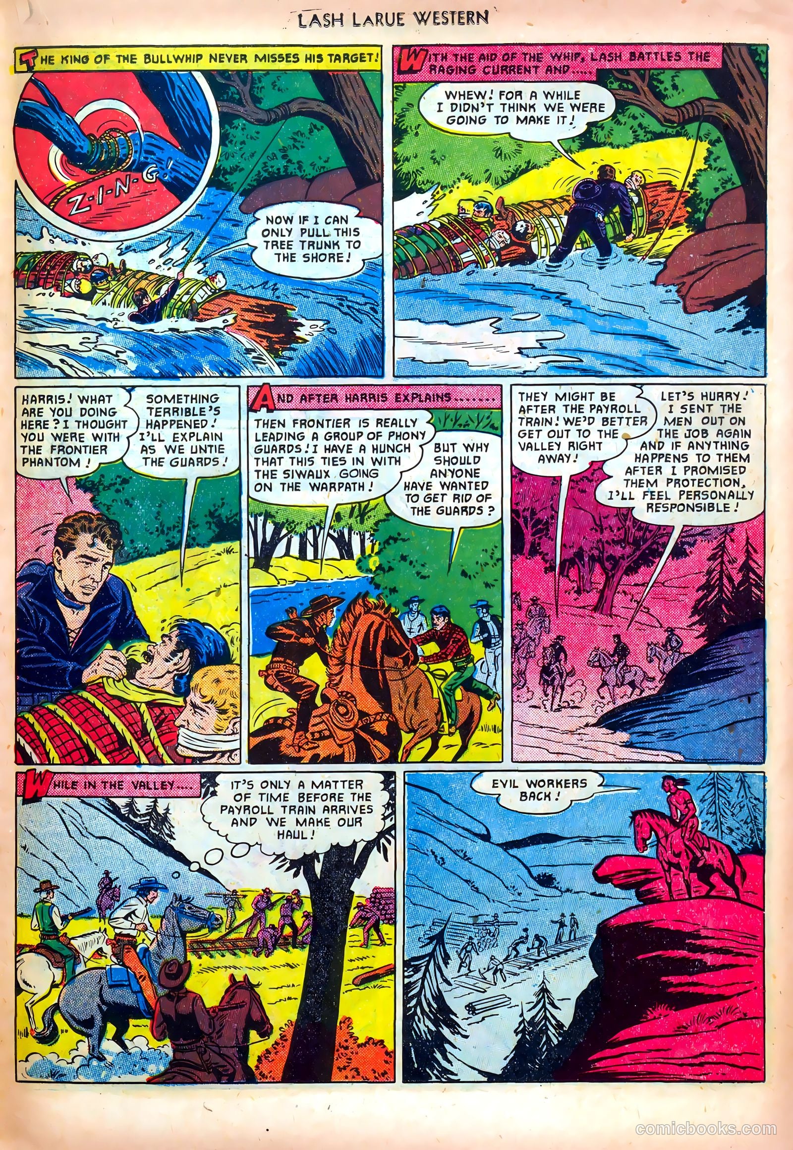 Lash LaRue Western #19 — page 19 of 36
