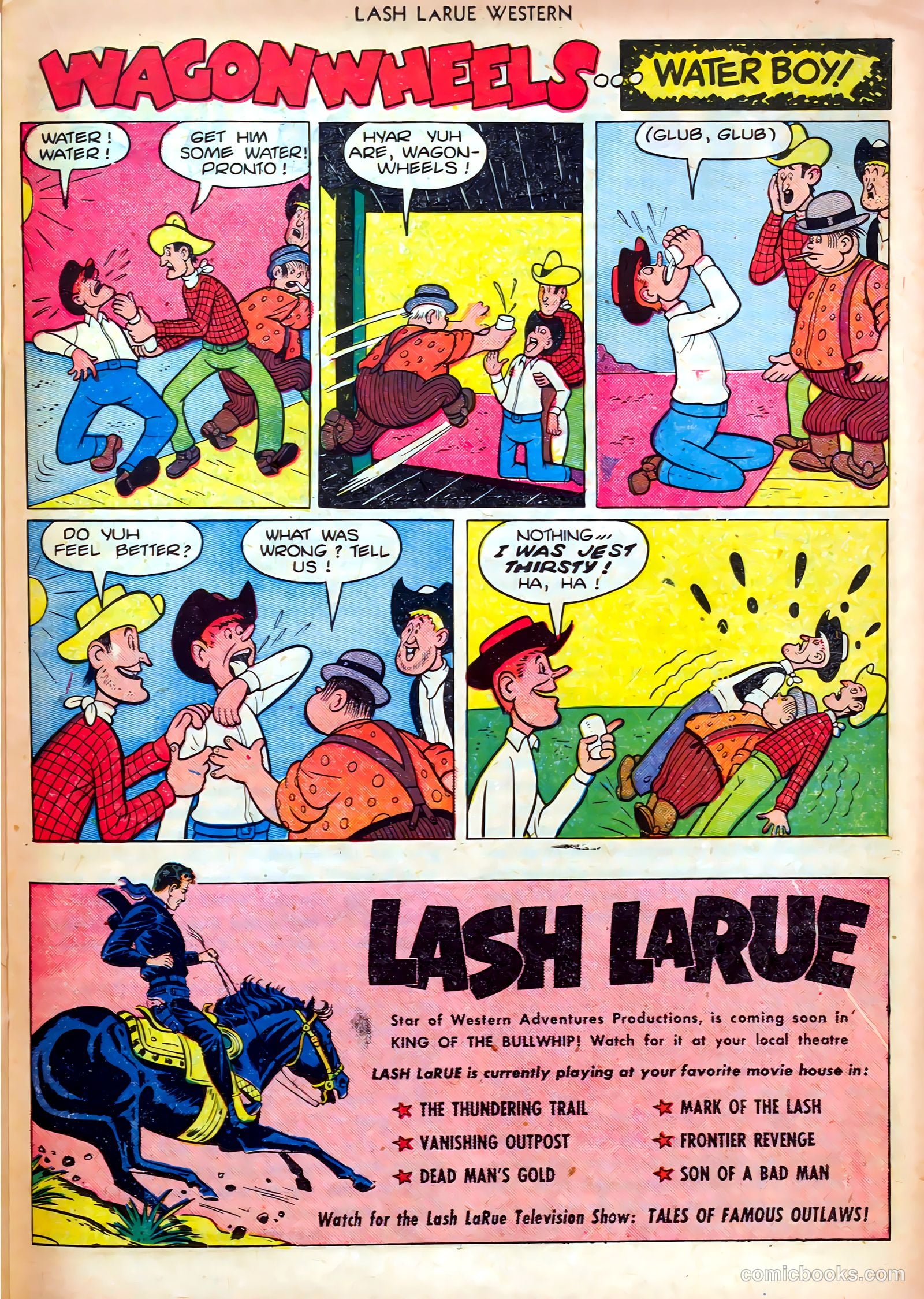 Lash LaRue Western #19 — page 23 of 36