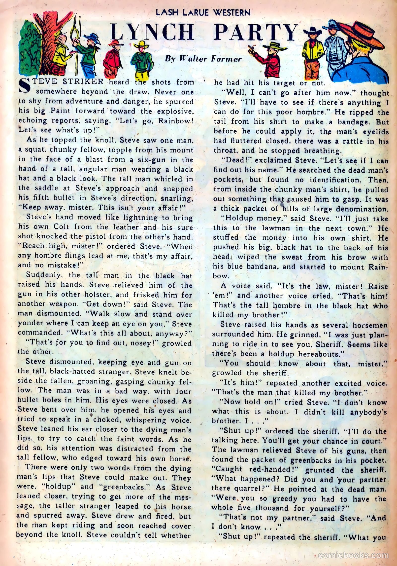Lash LaRue Western #19 — page 24 of 36