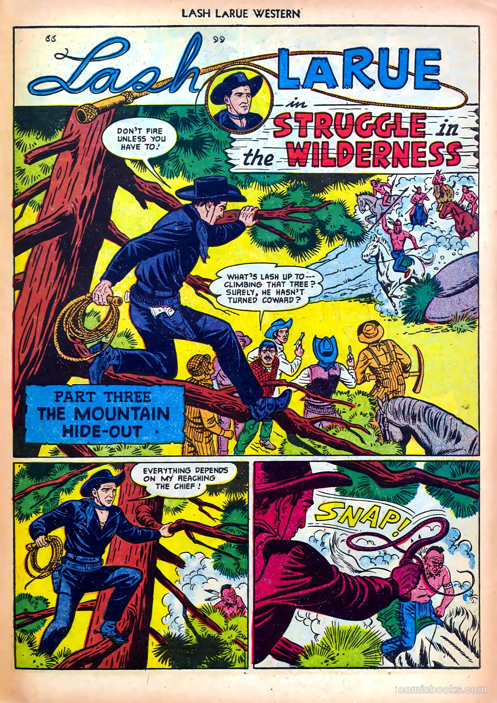 Lash LaRue Western #19 — page 27 of 36