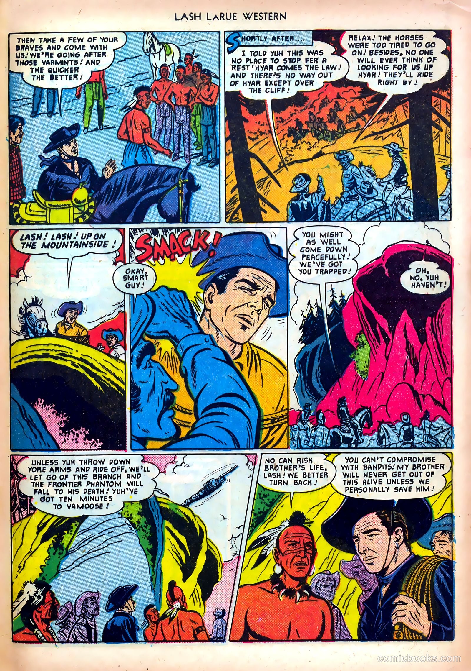Lash LaRue Western #19 — page 29 of 36