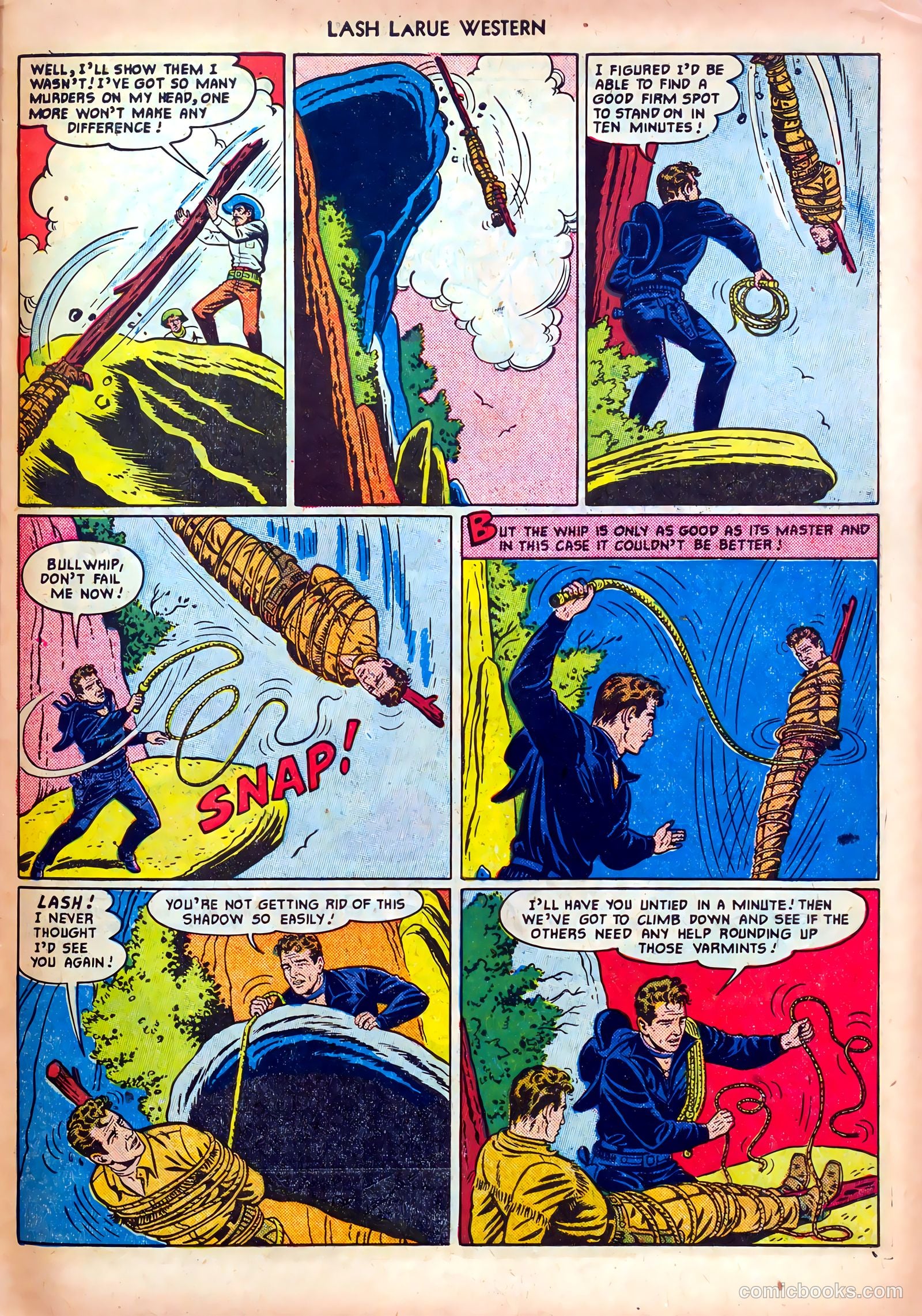 Lash LaRue Western #19 — page 31 of 36