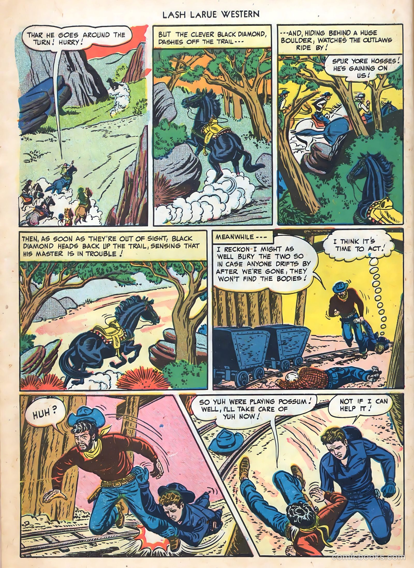 Lash LaRue Western #2 — page 6 of 36