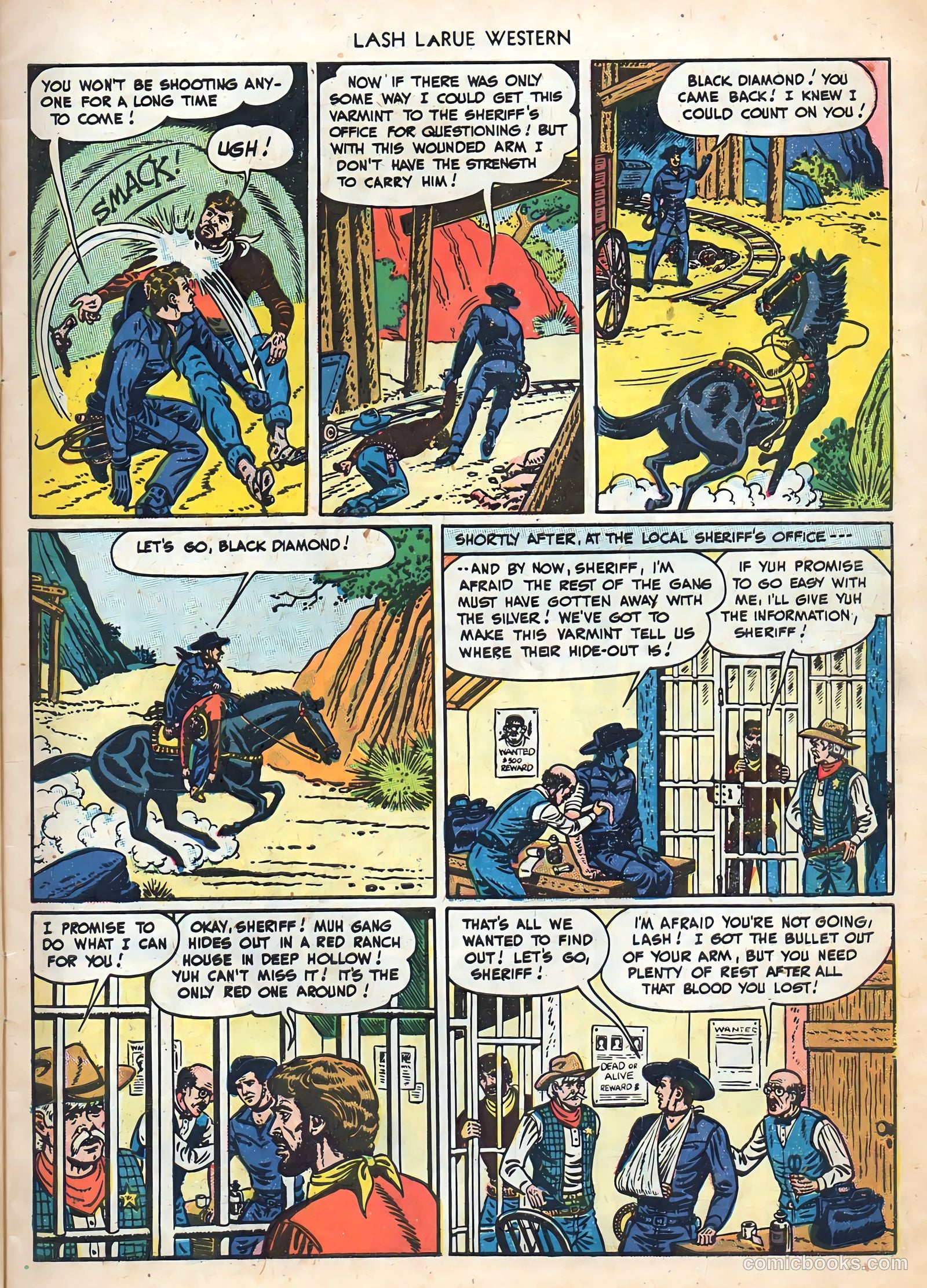 Lash LaRue Western #2 — page 7 of 36