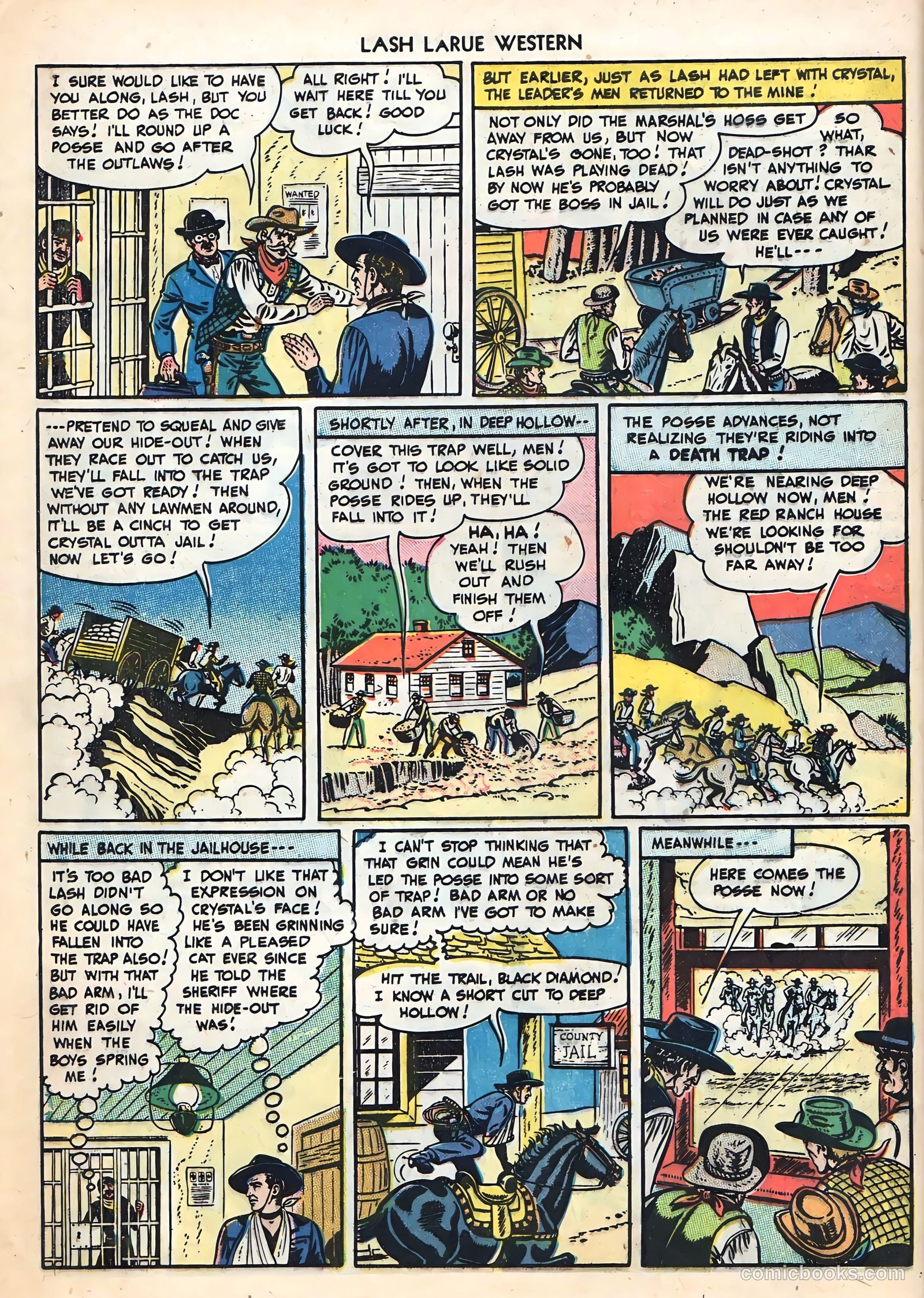 Lash LaRue Western #2 — page 8 of 36