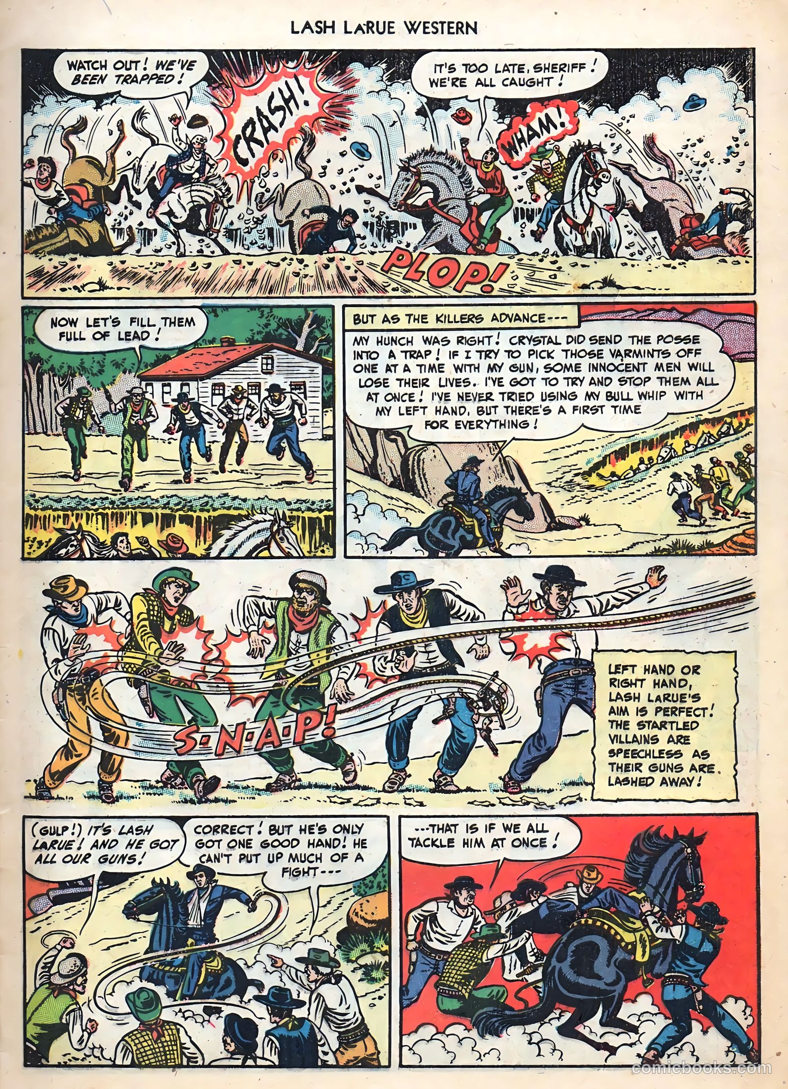 Lash LaRue Western #2 — page 9 of 36