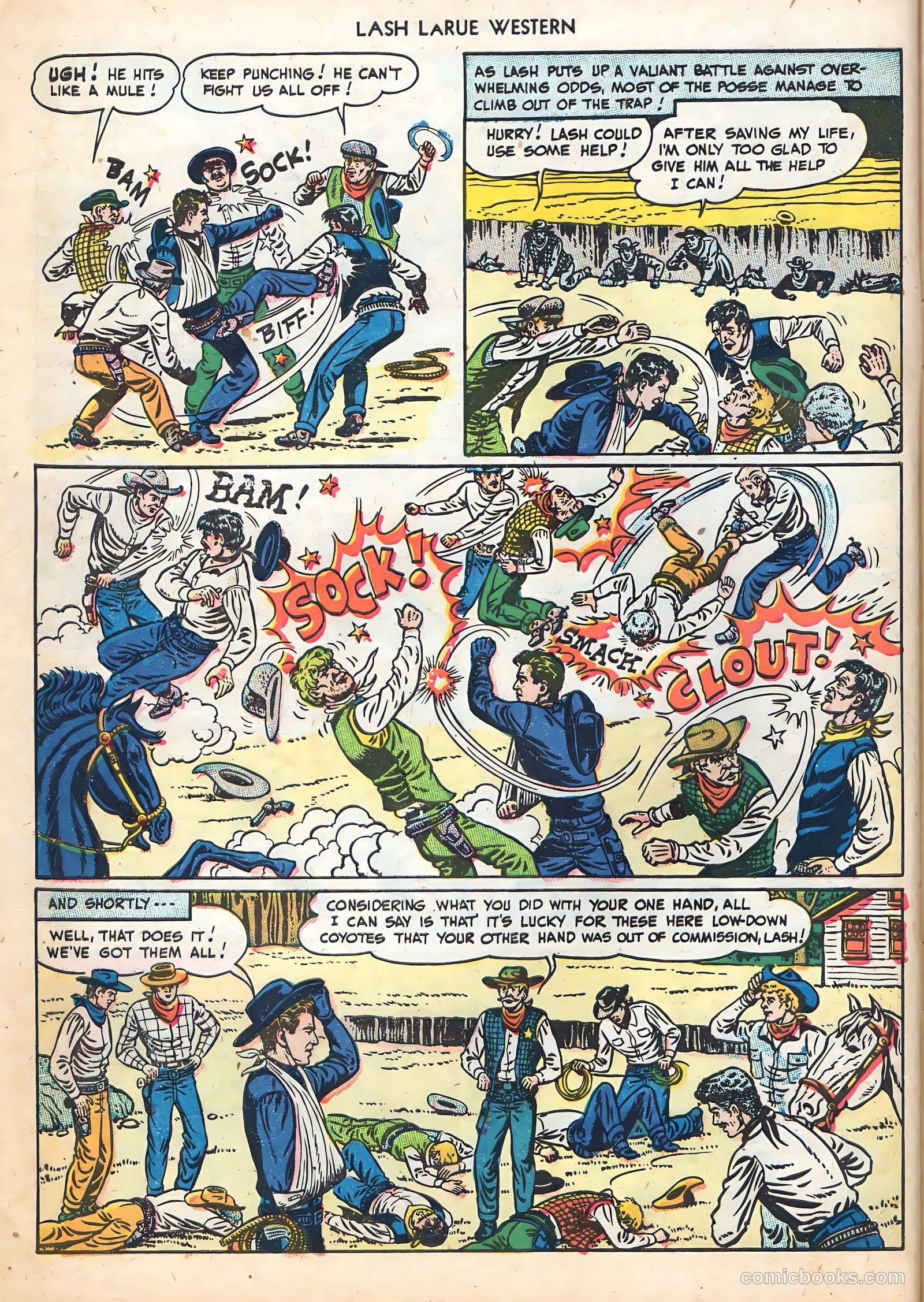 Lash LaRue Western #2 — page 10 of 36