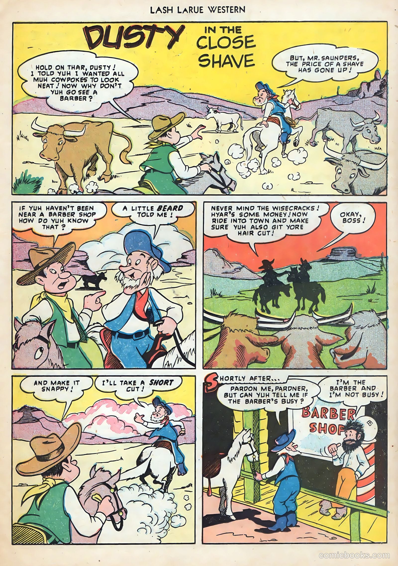 Lash LaRue Western #2 — page 22 of 36