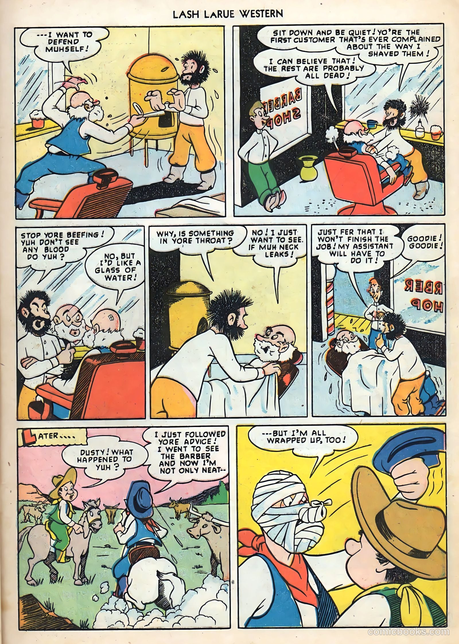 Lash LaRue Western #2 — page 25 of 36