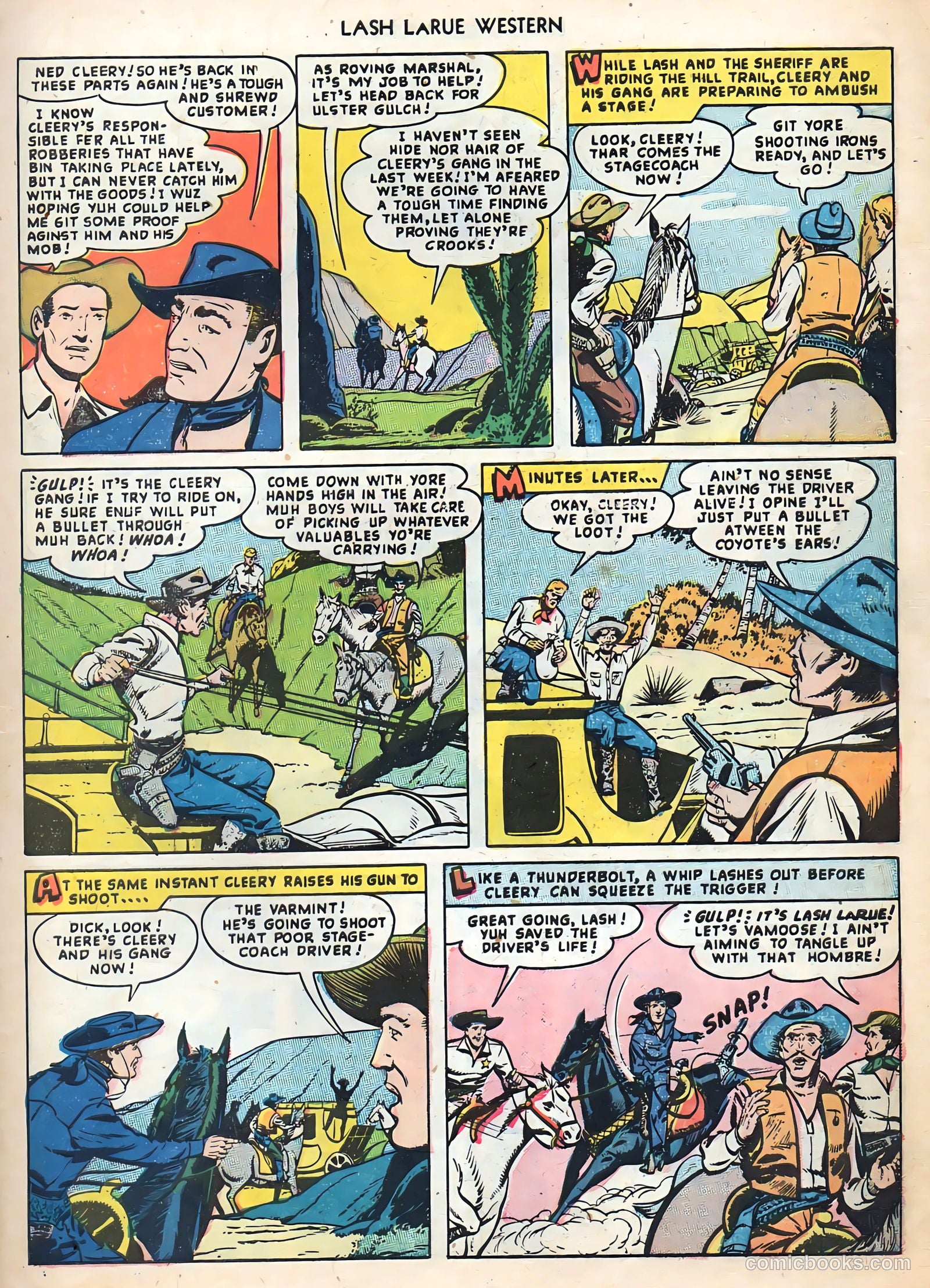 Lash LaRue Western #2 — page 27 of 36