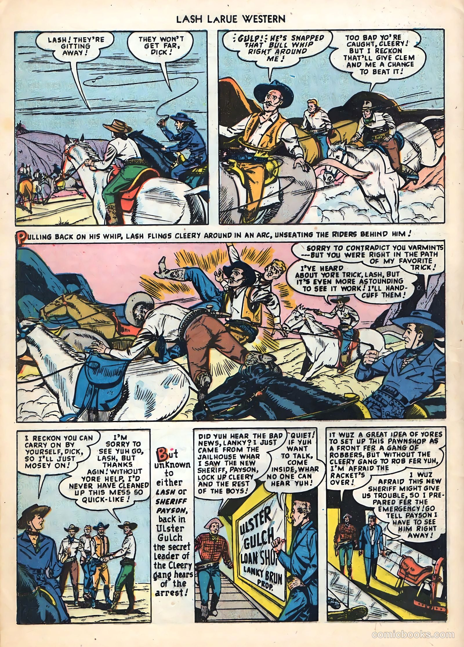 Lash LaRue Western #2 — page 28 of 36
