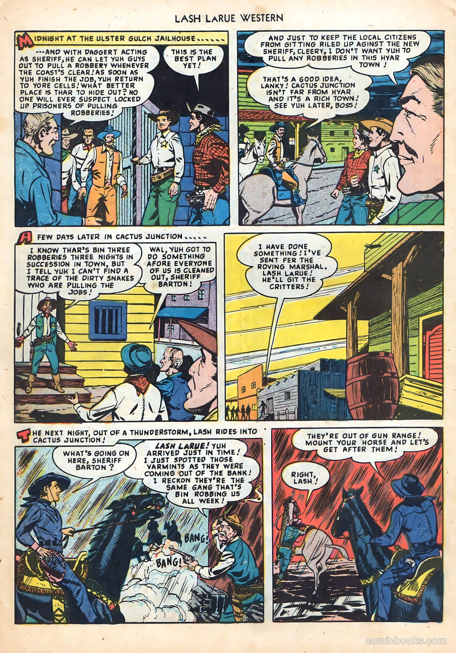 Lash LaRue Western #2 — page 30 of 36