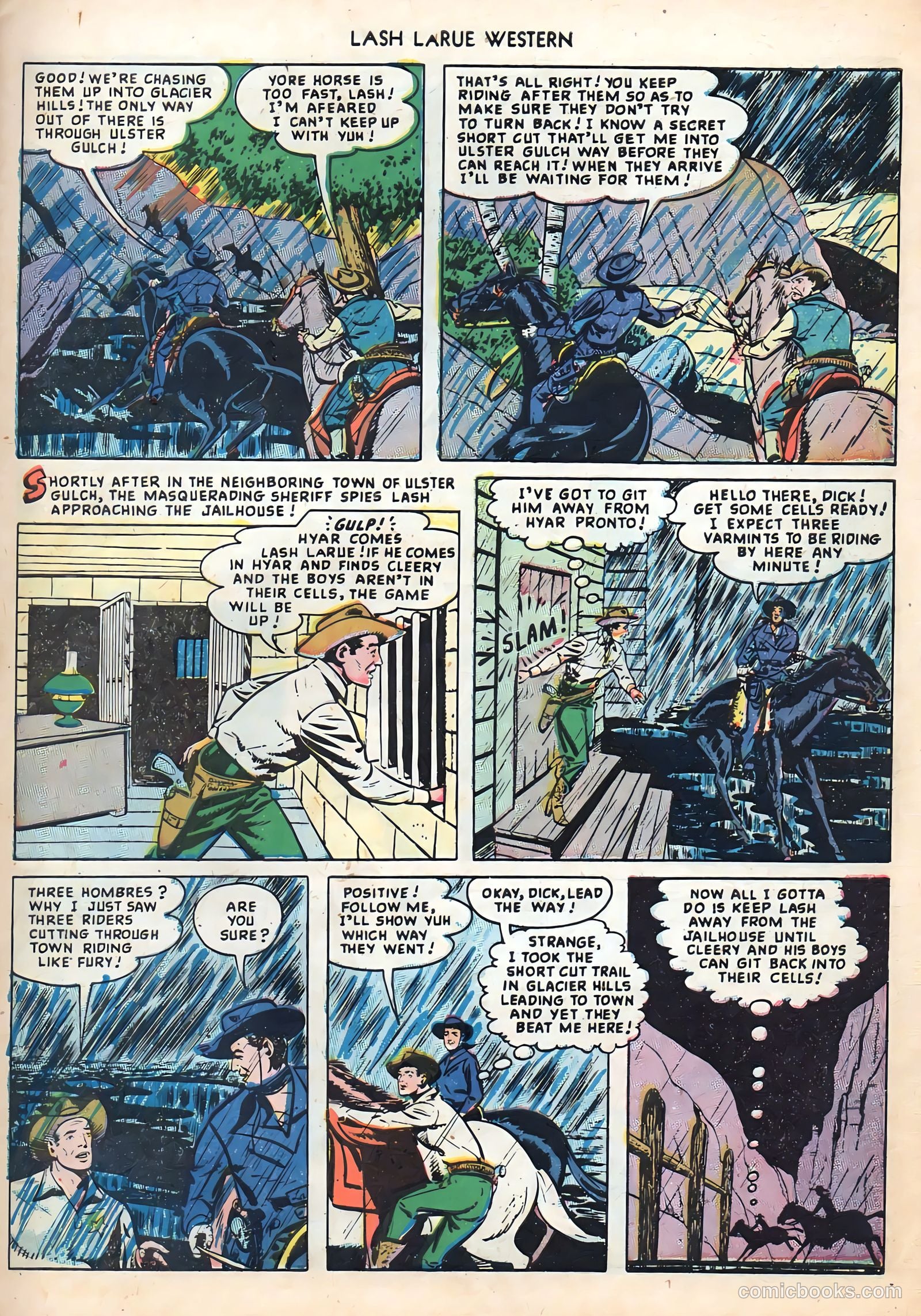 Lash LaRue Western #2 — page 31 of 36
