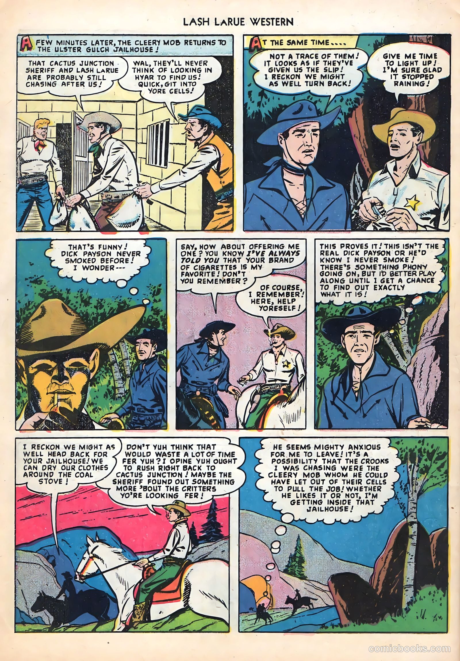 Lash LaRue Western #2 — page 32 of 36