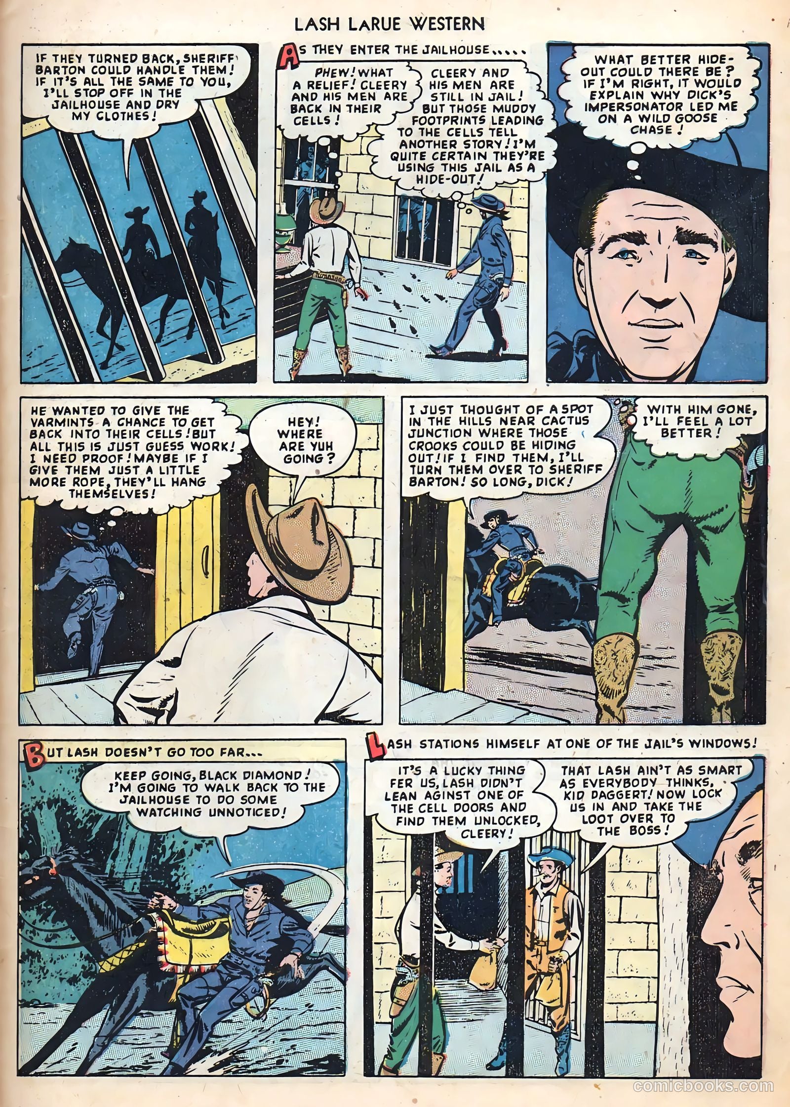 Lash LaRue Western #2 — page 33 of 36