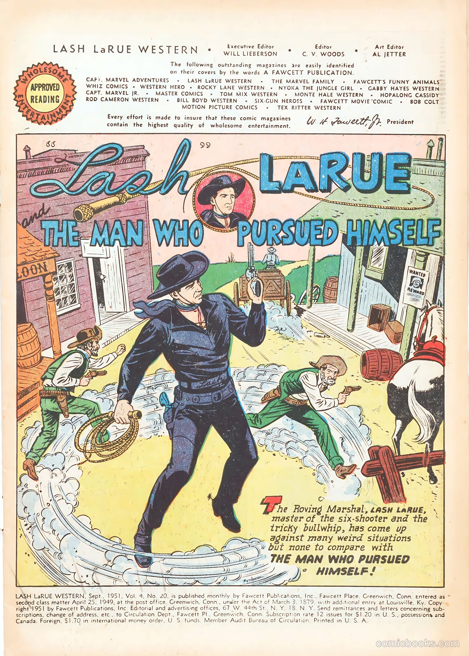 Lash LaRue Western #20 — page 3 of 36