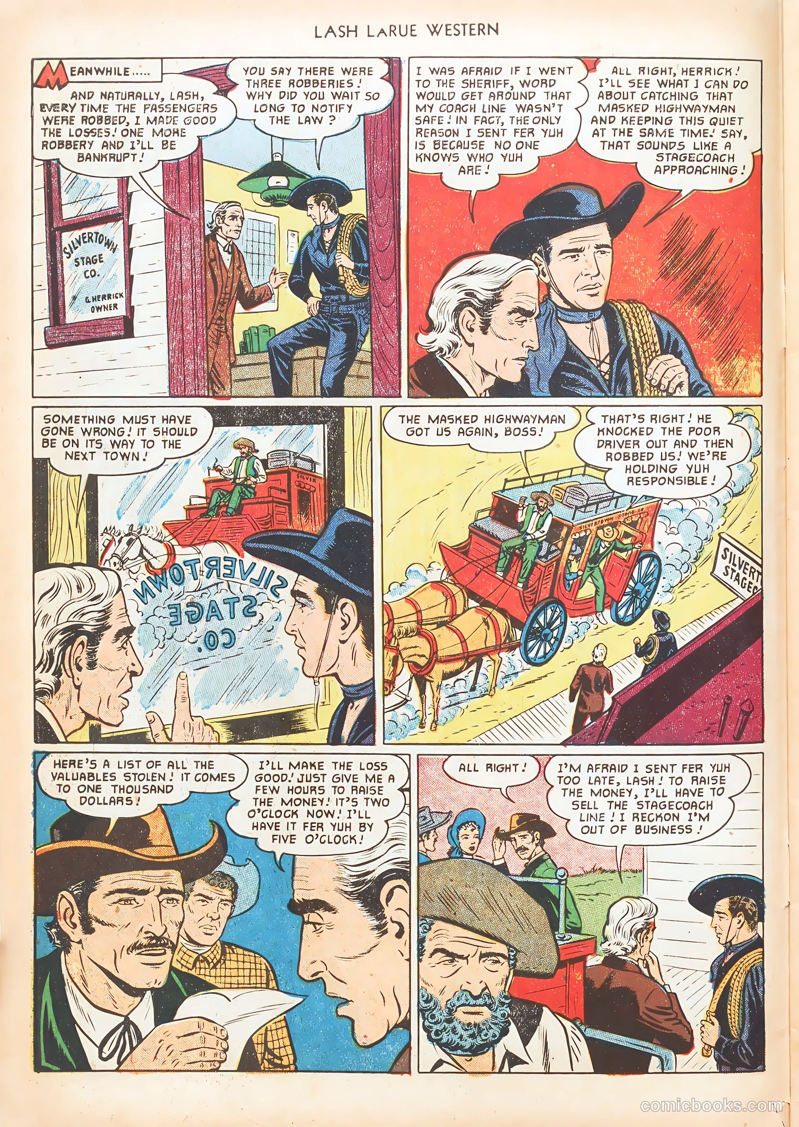 Lash LaRue Western #20 — page 6 of 36