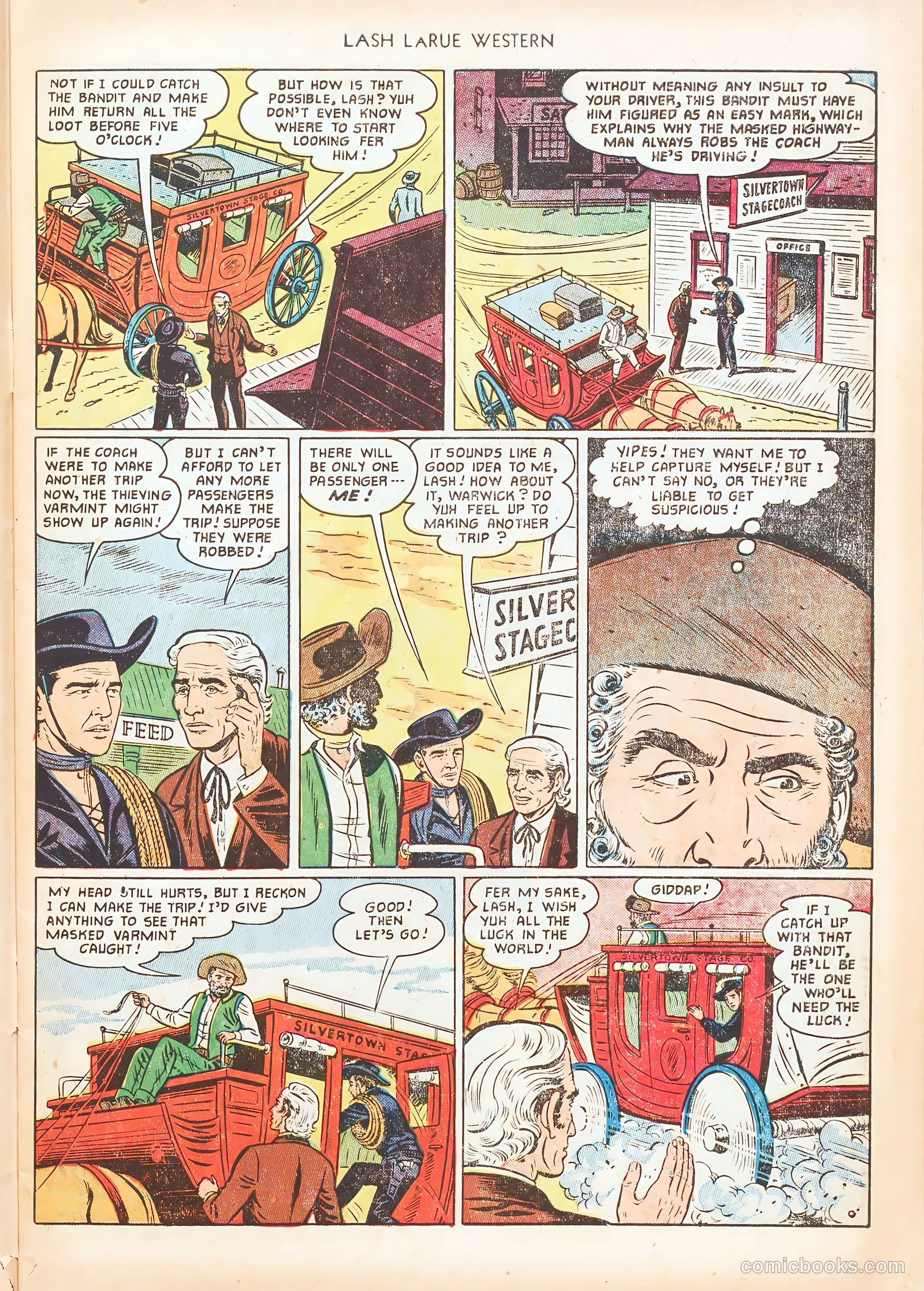 Lash LaRue Western #20 — page 7 of 36