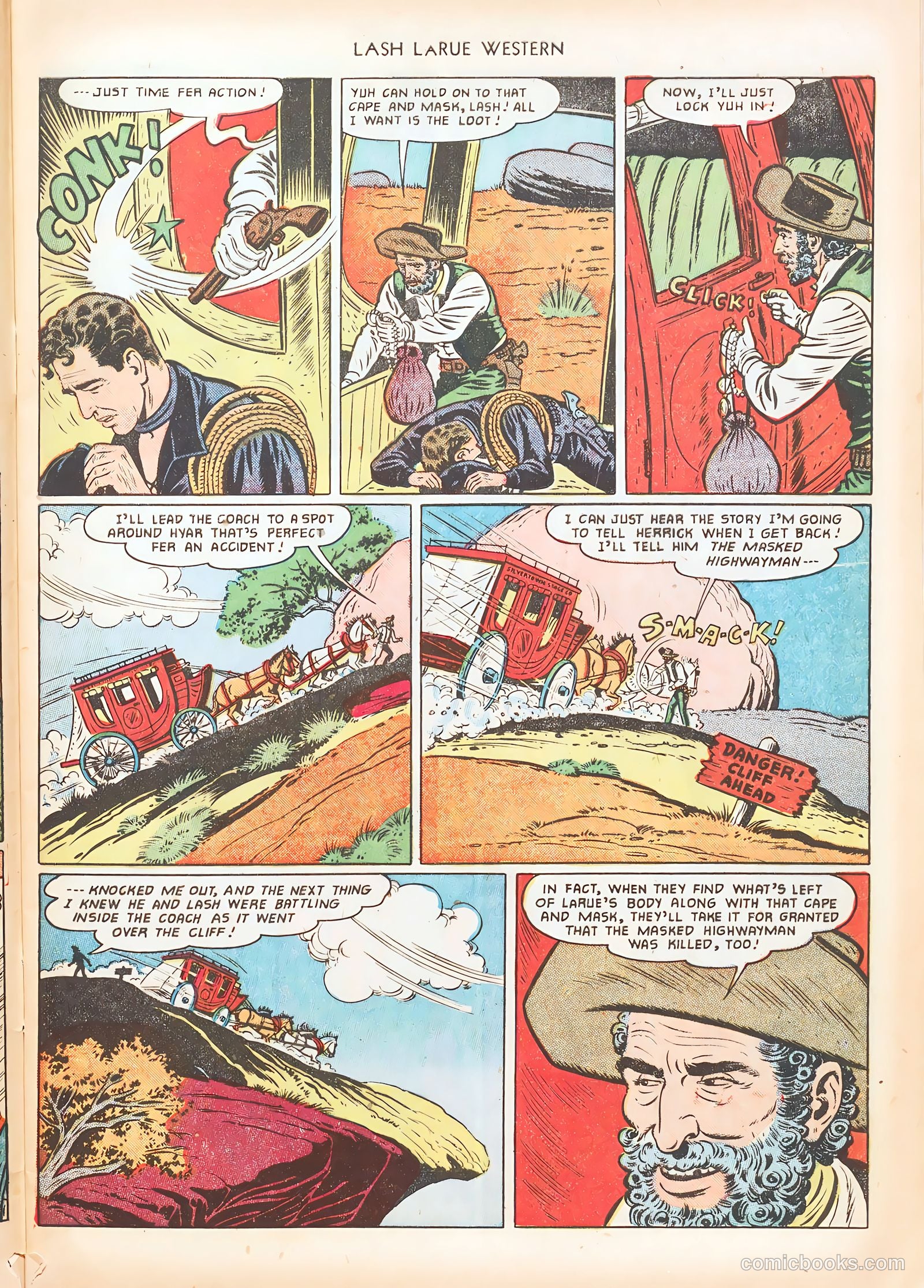Lash LaRue Western #20 — page 9 of 36