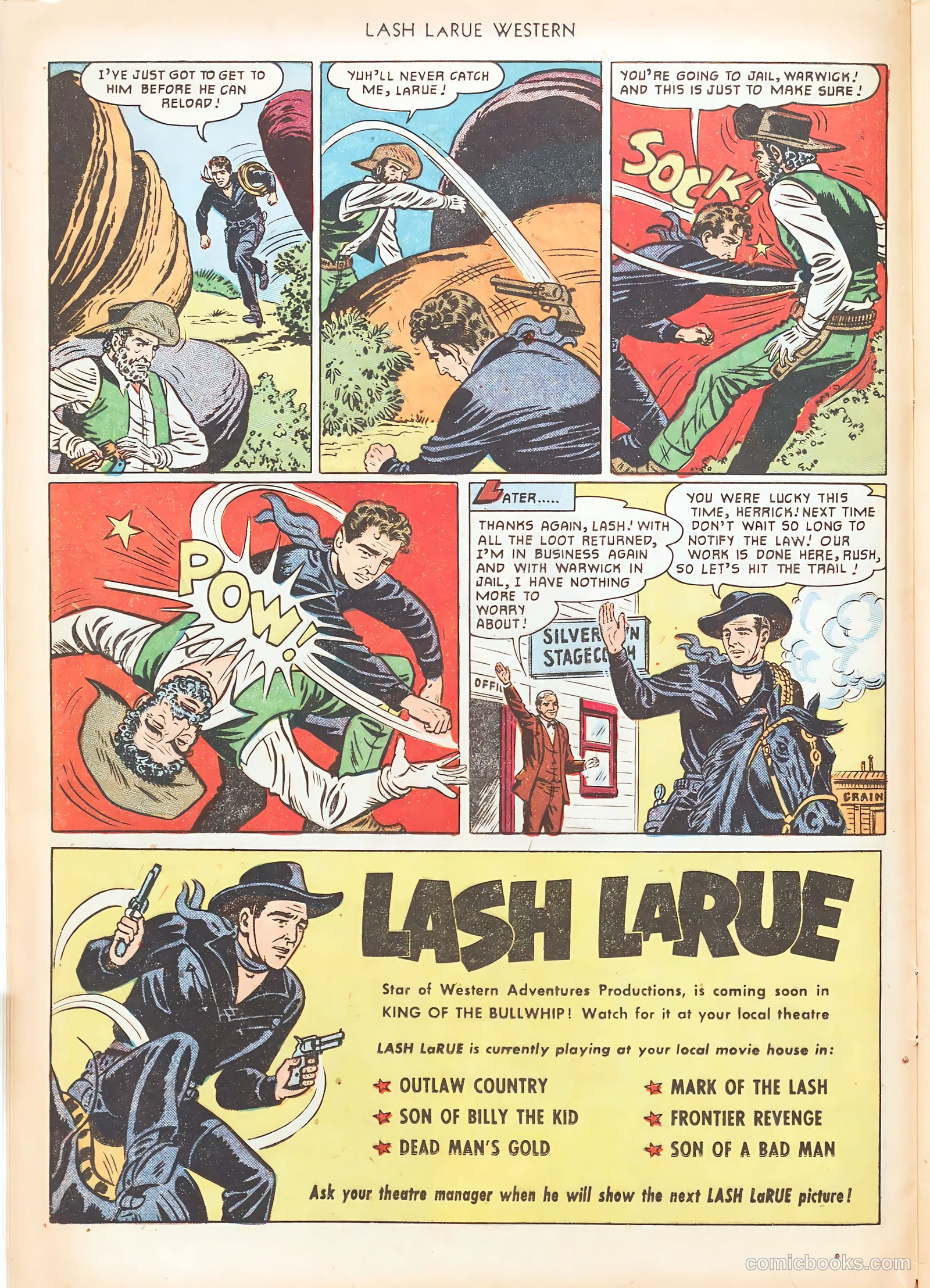 Lash LaRue Western #20 — page 12 of 36