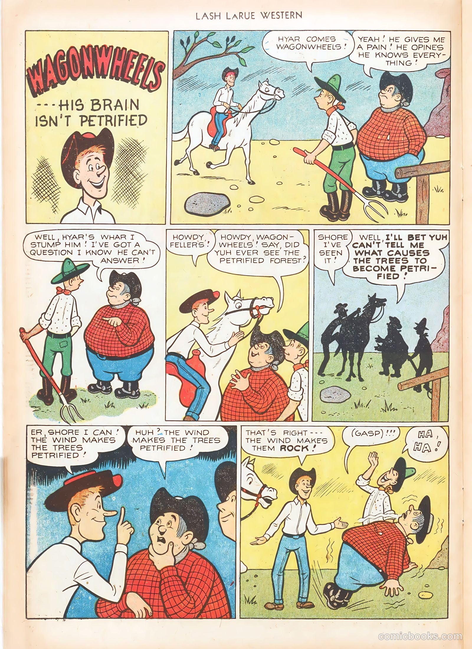 Lash LaRue Western #20 — page 14 of 36
