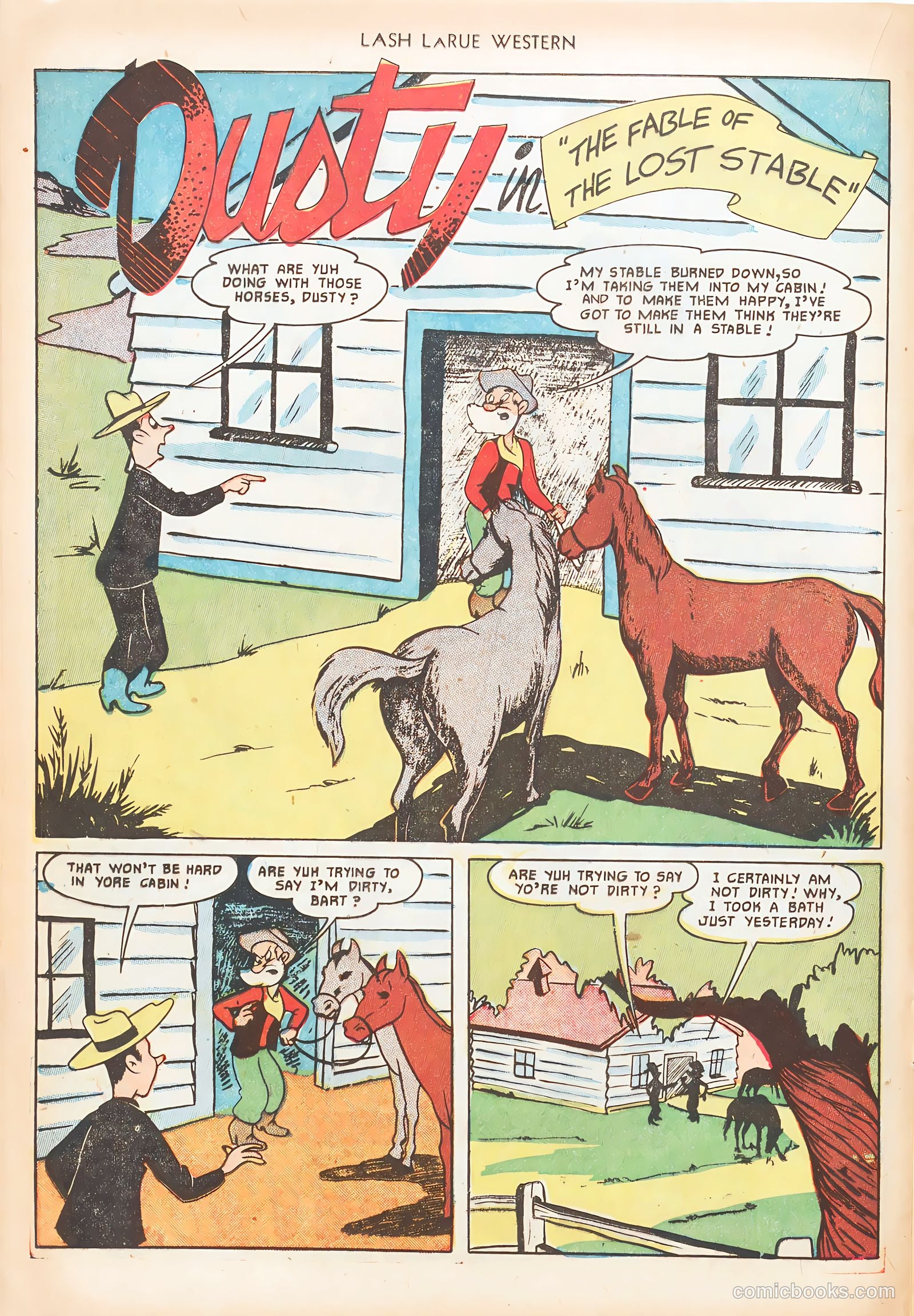 Lash LaRue Western #20 — page 16 of 36