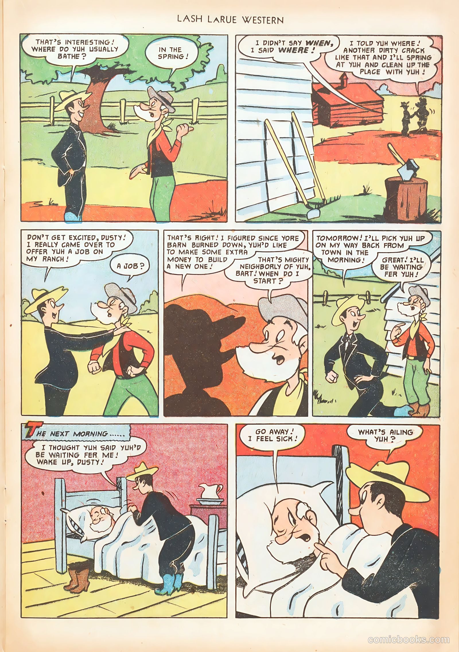 Lash LaRue Western #20 — page 17 of 36