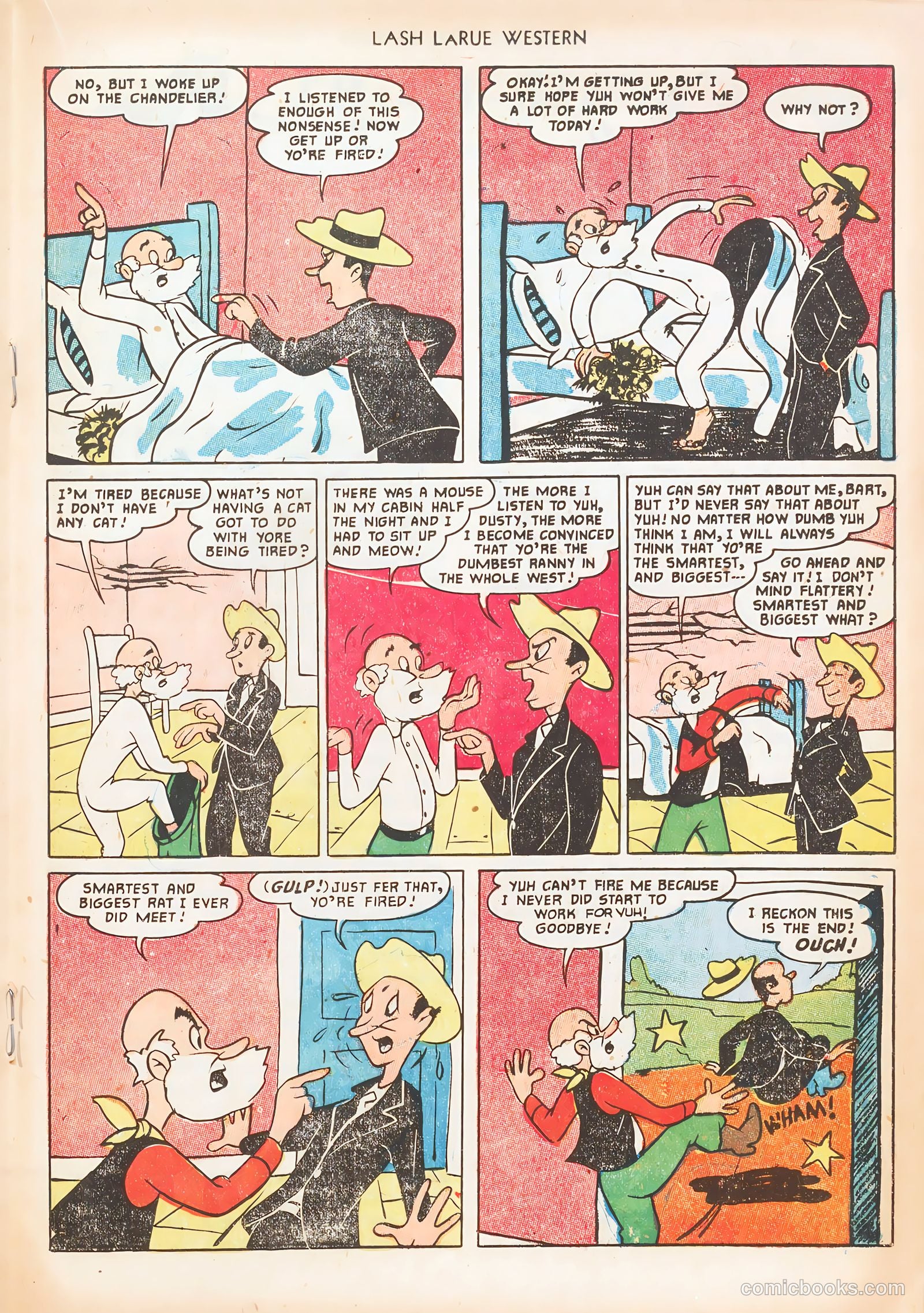 Lash LaRue Western #20 — page 19 of 36