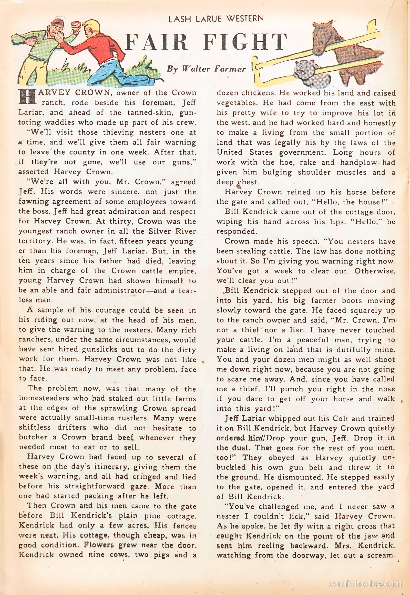 Lash LaRue Western #20 — page 20 of 36