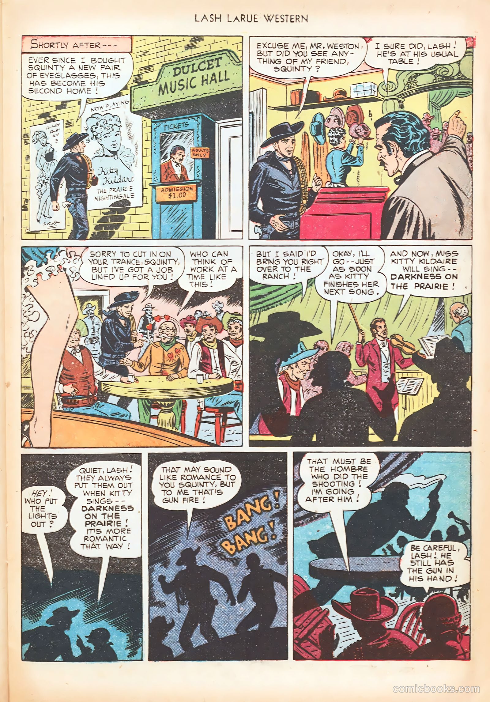 Lash LaRue Western #20 — page 25 of 36