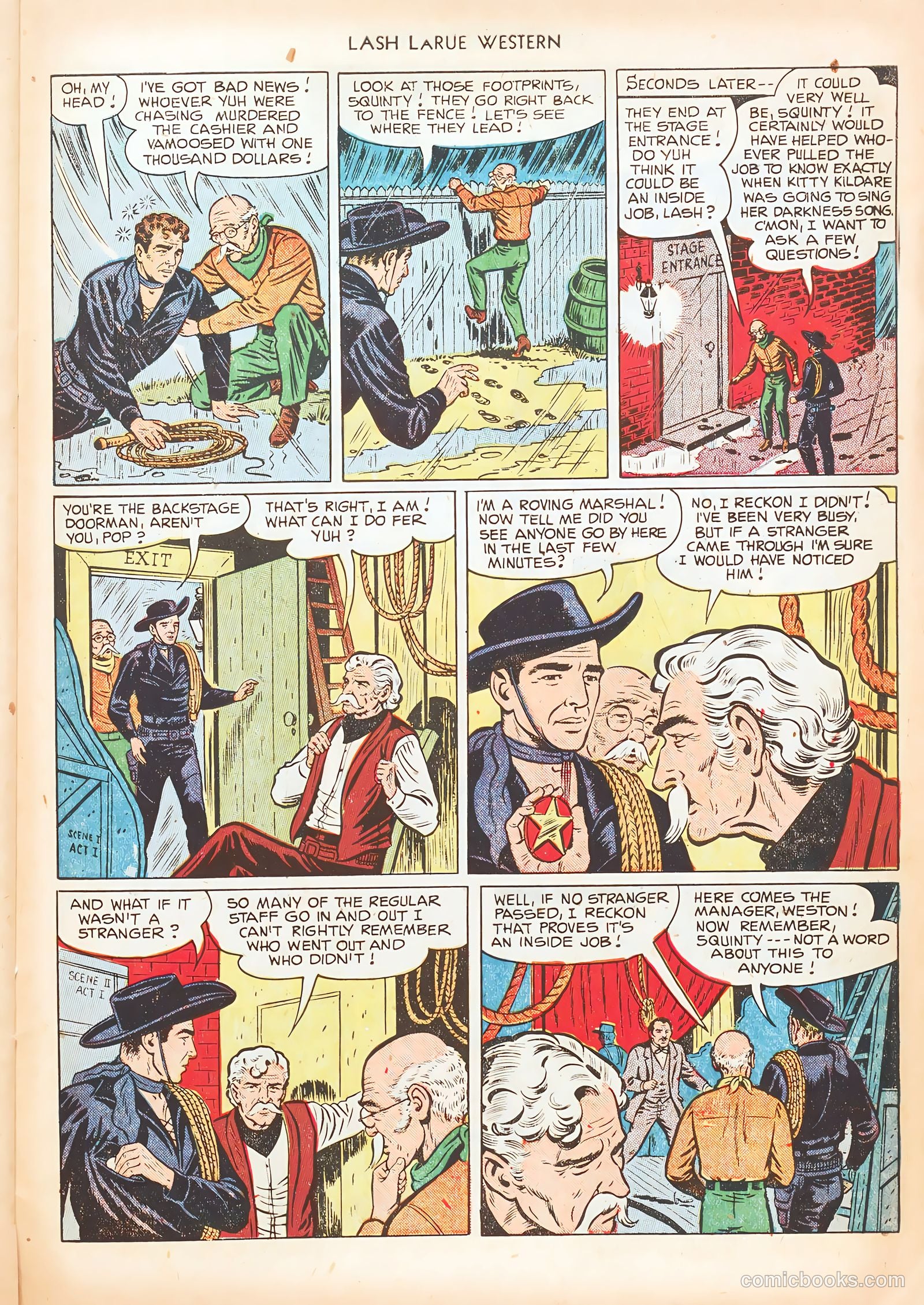 Lash LaRue Western #20 — page 27 of 36